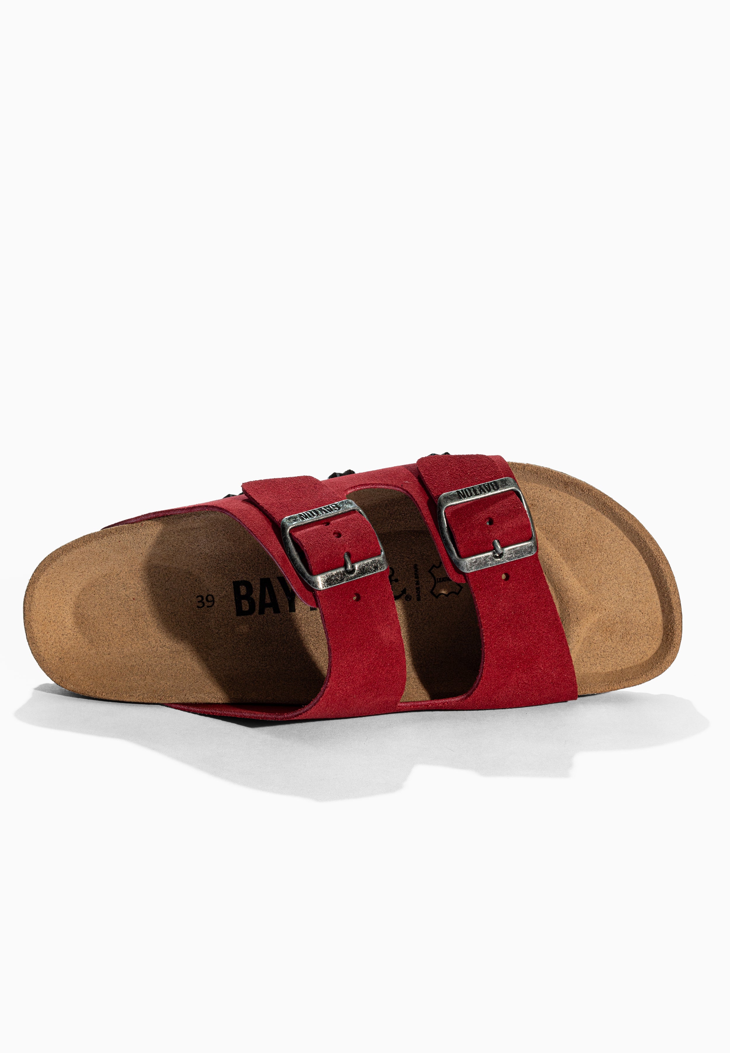 Sandales Rivalta Rouge en Cuir