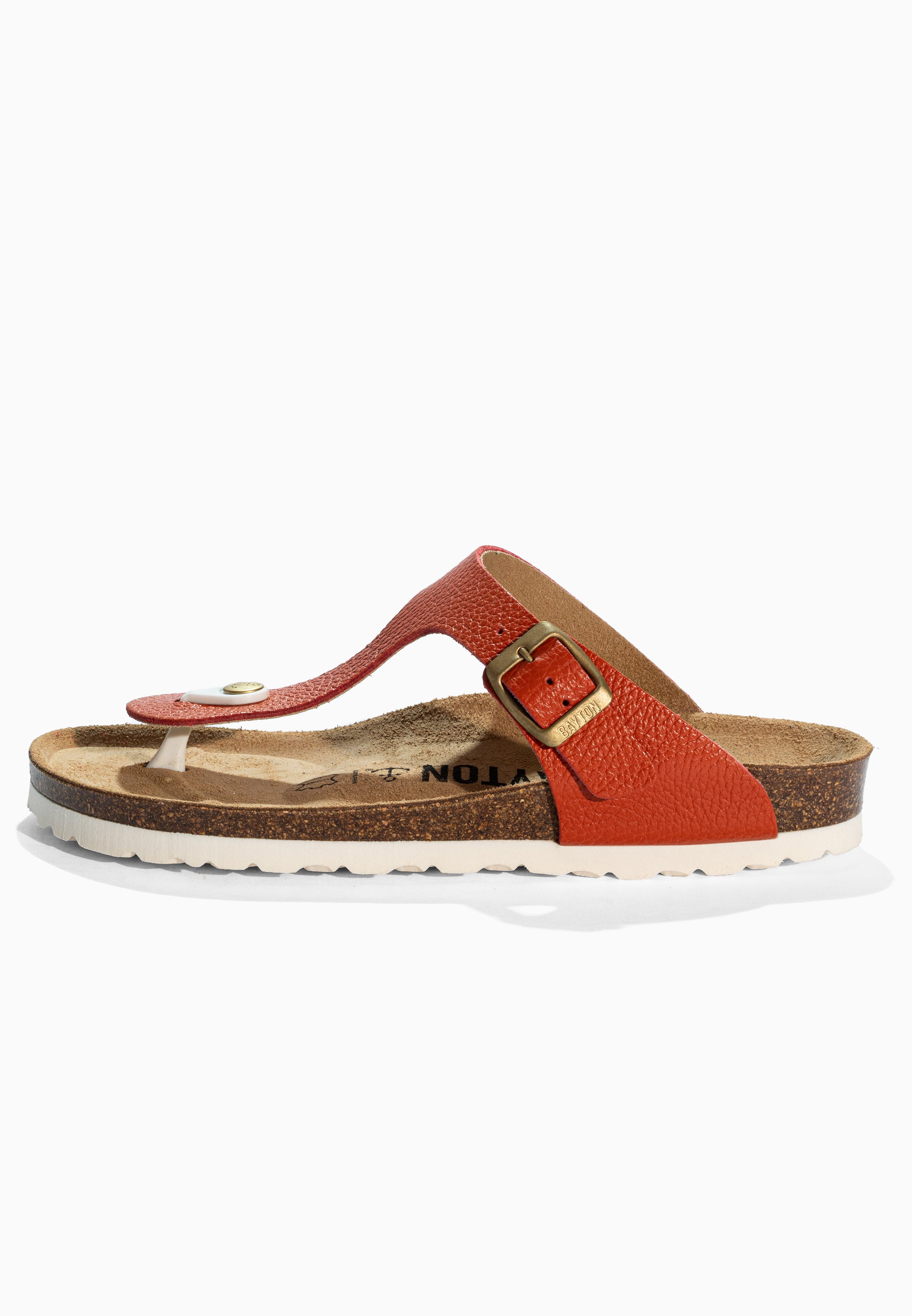 Orange Mercury Leather Sandals