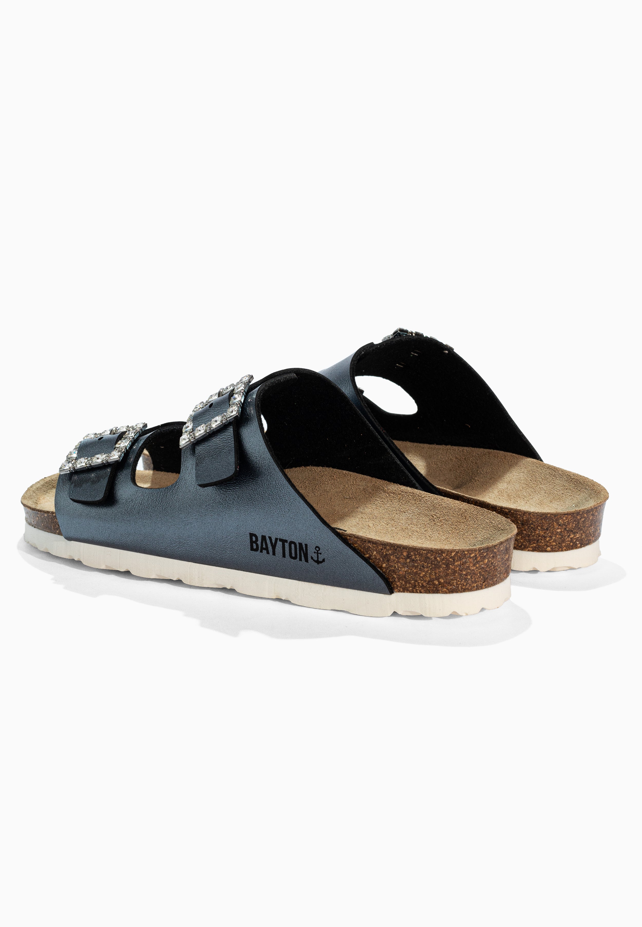 Sandales Strass Atlas Pewter