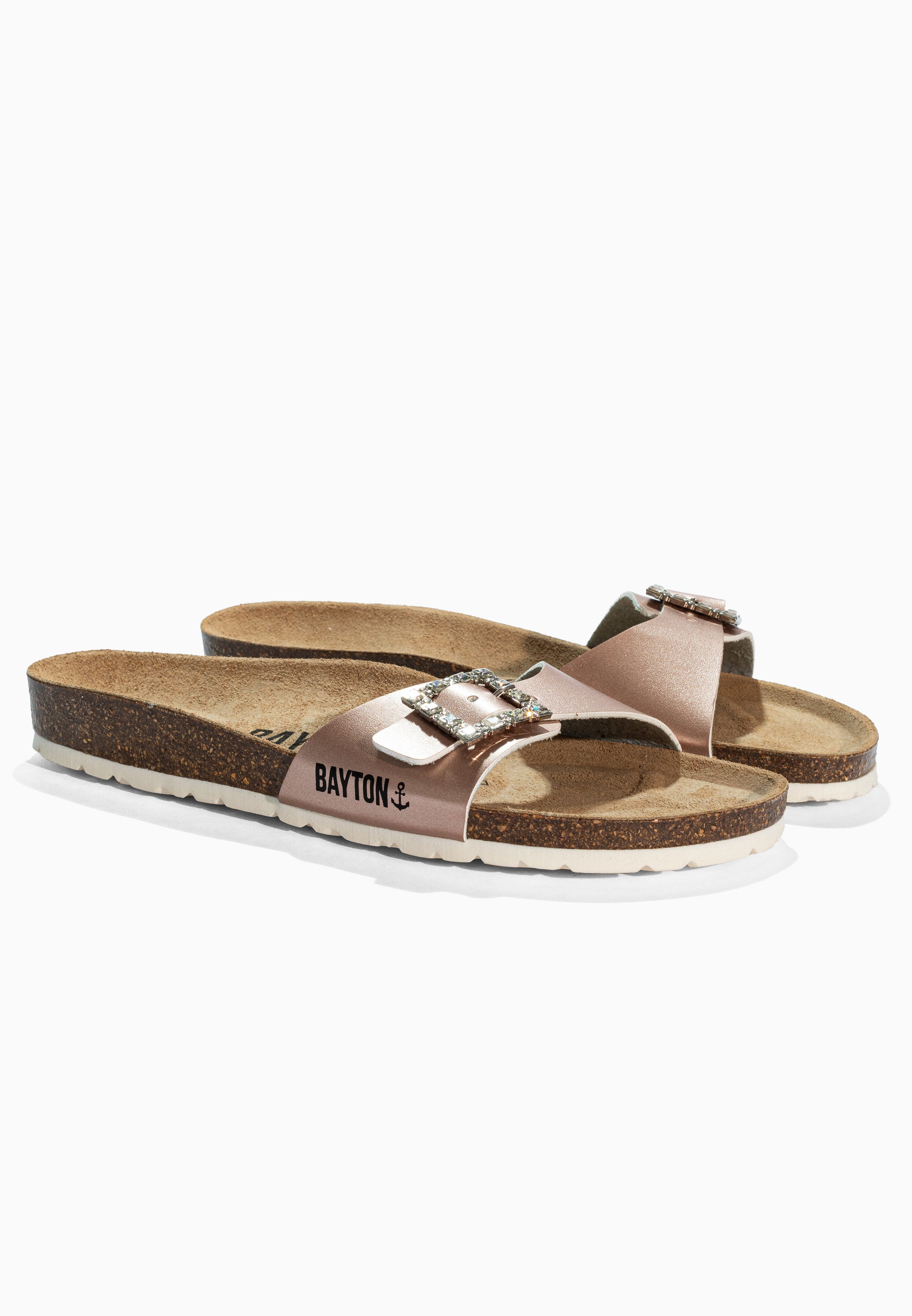 Sandales Strass Zephyr Rose Gold