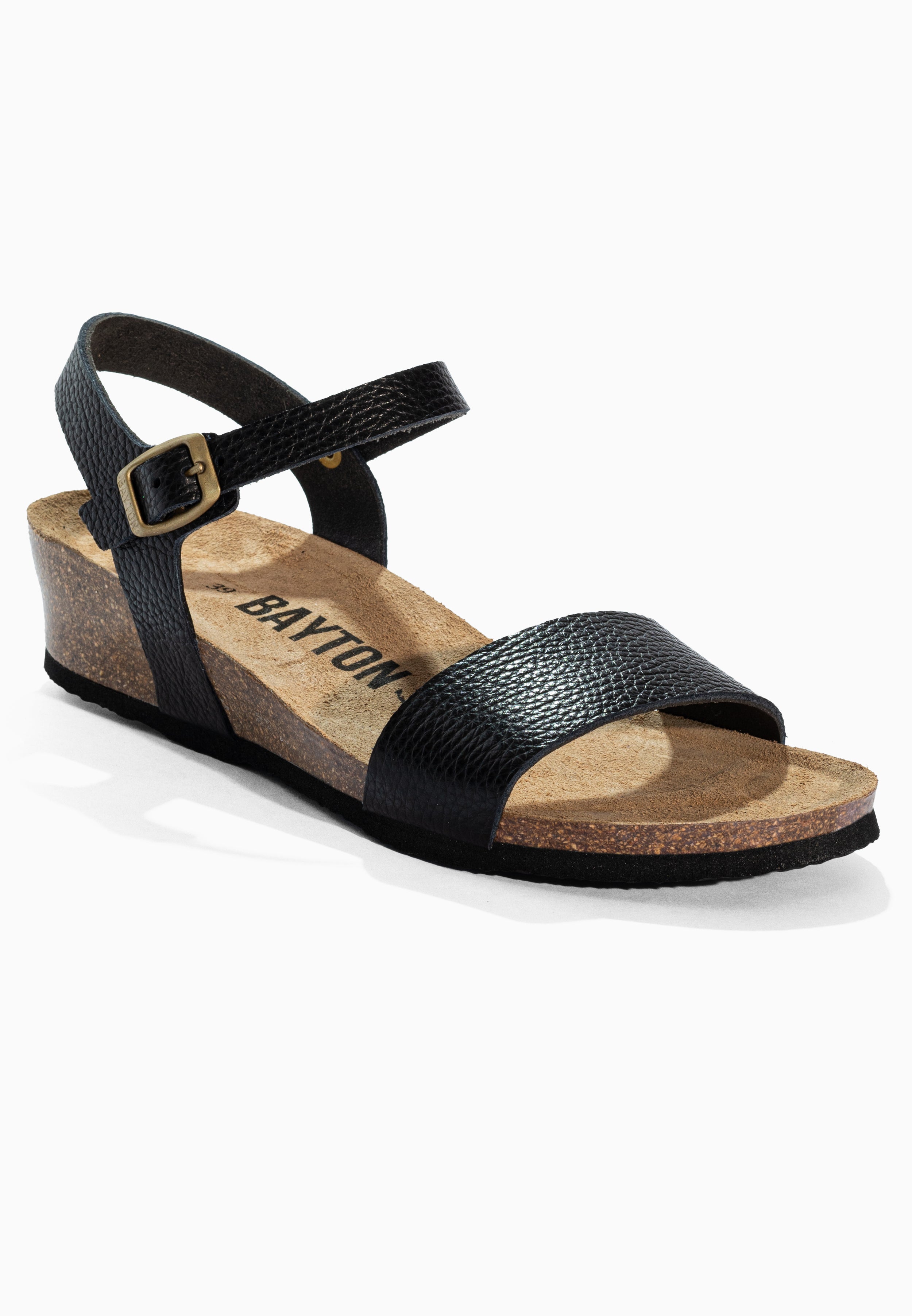 Sandales Wodonga Noir en Cuir