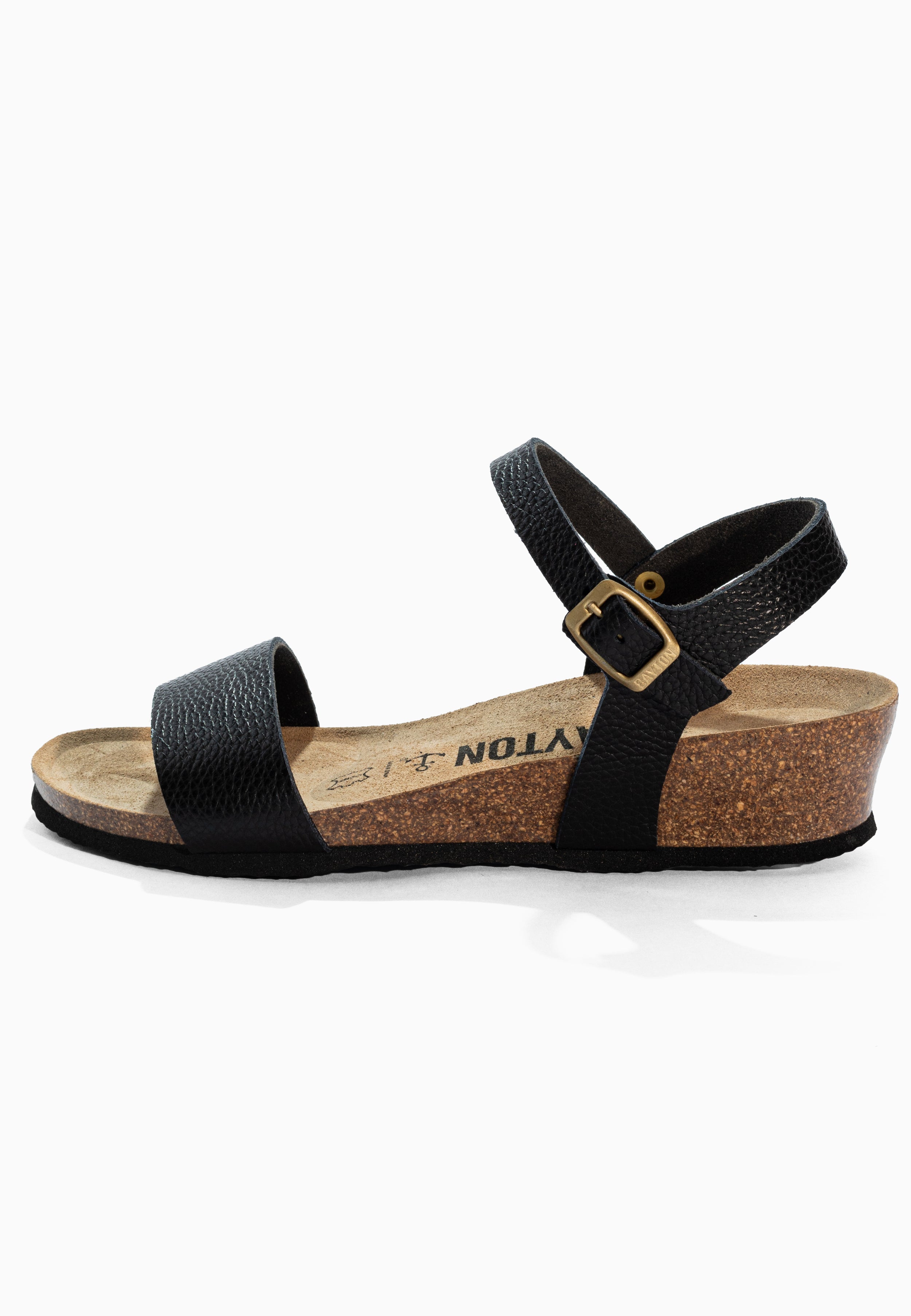 Sandales Wodonga Noir en Cuir