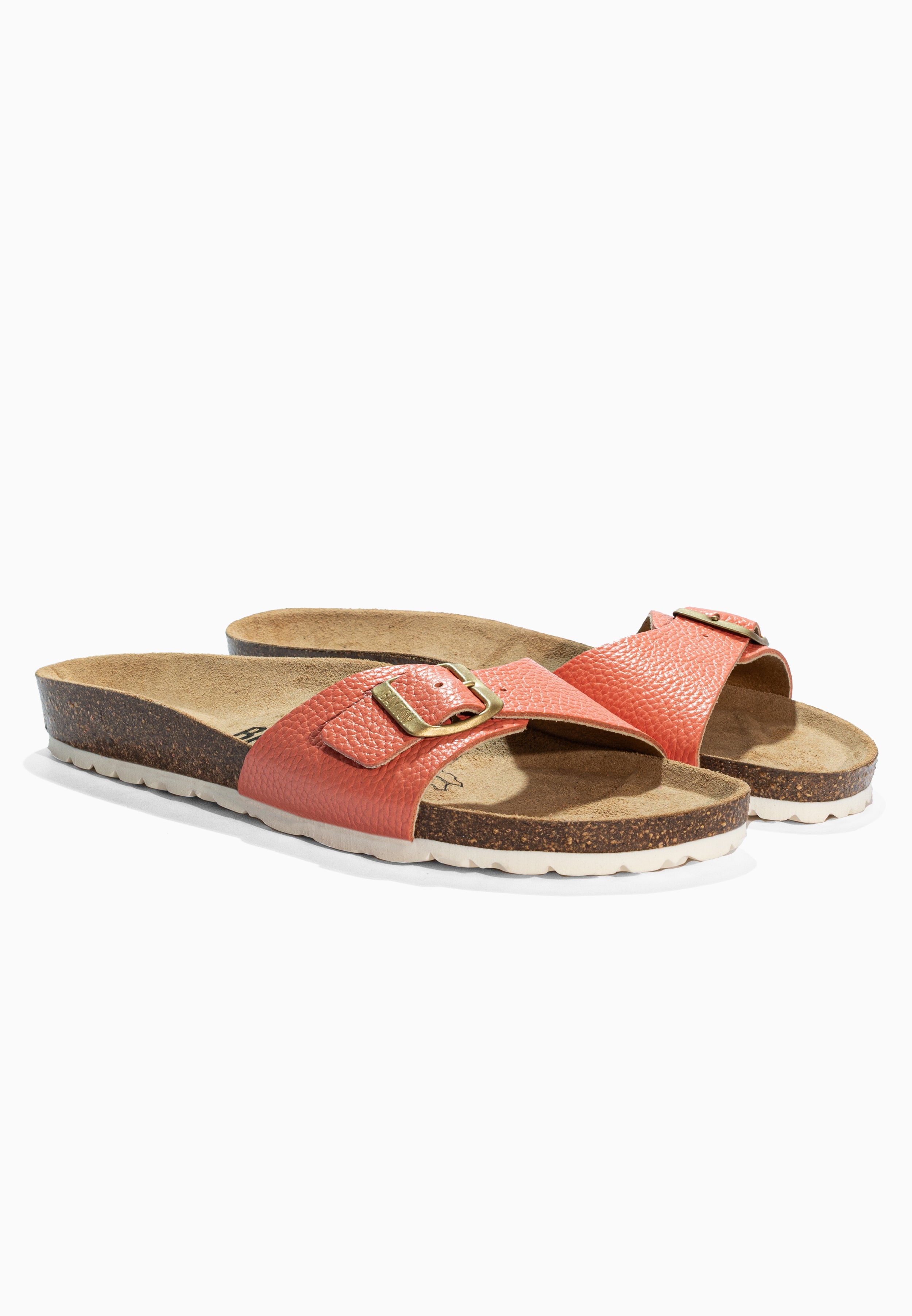 Sandales Zephyr Corail en Cuir
