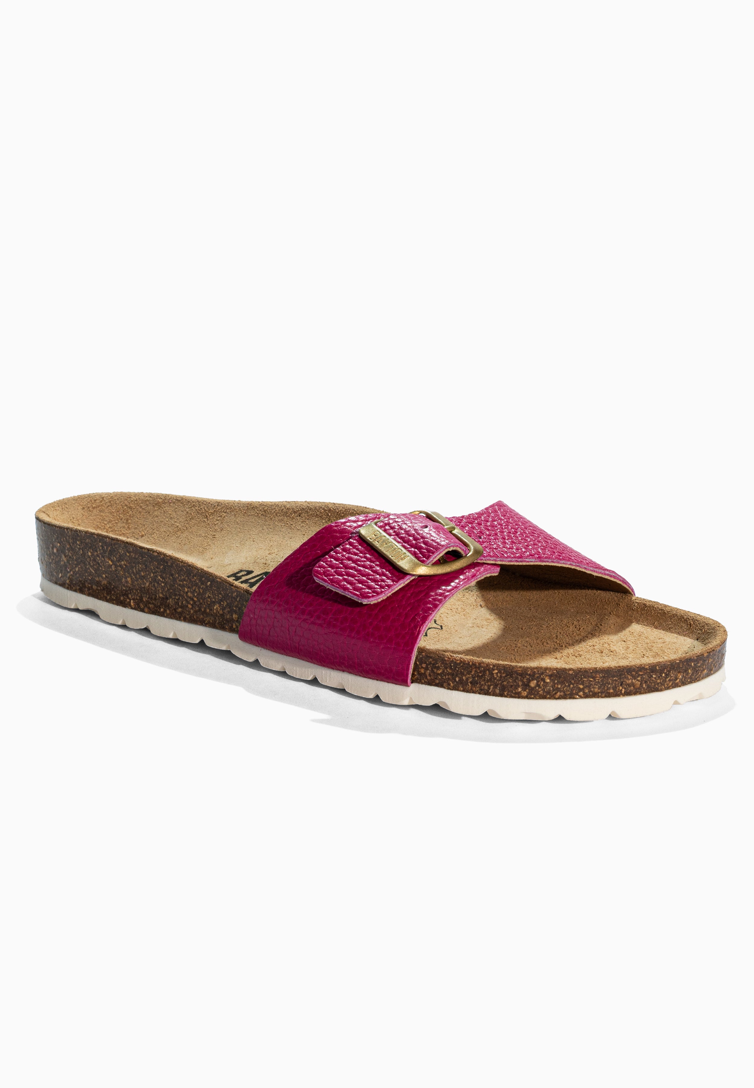 Sandales Zephyr Rose Fluo en Cuir