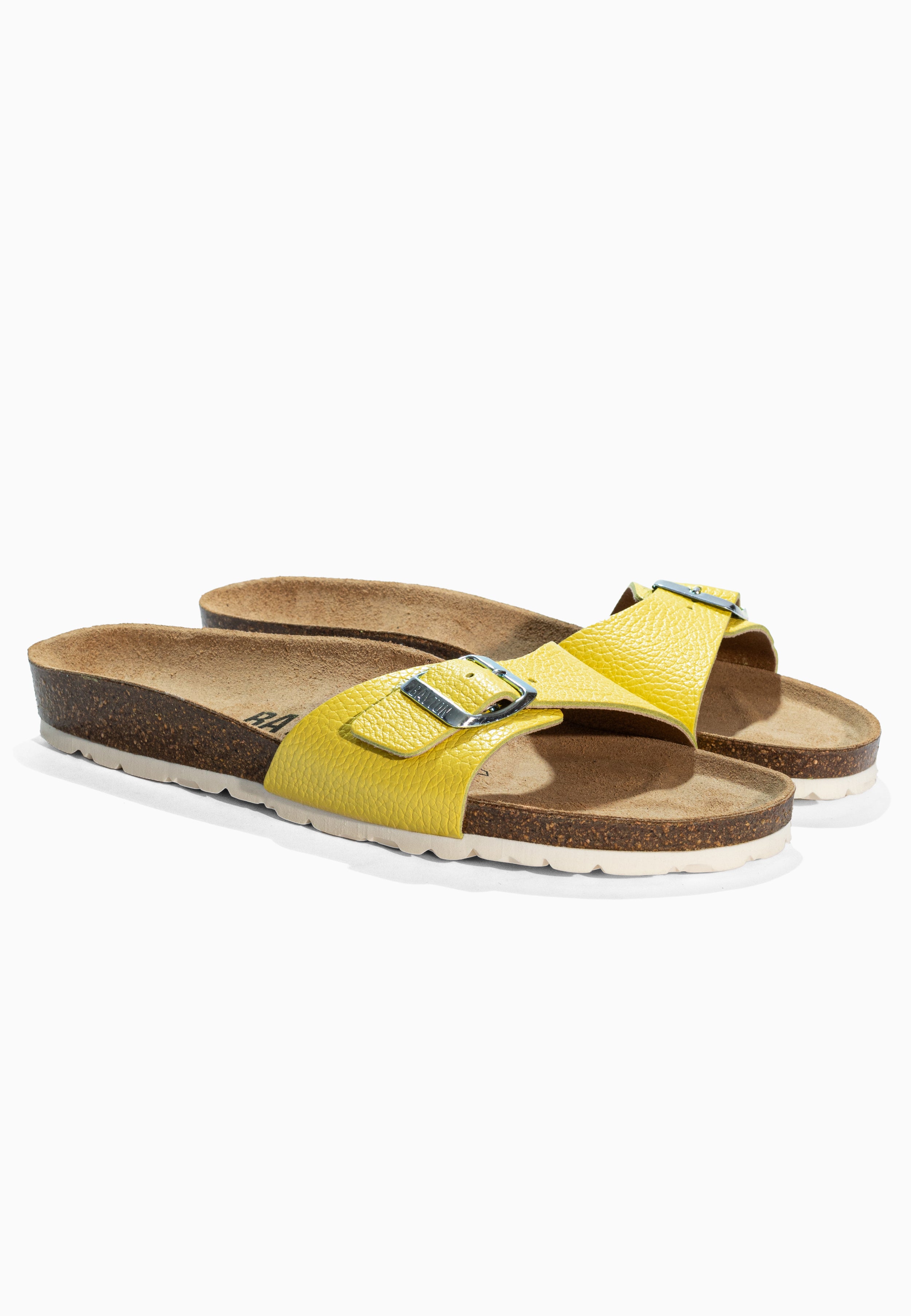 Sandales Zephyr Jaune en Cuir