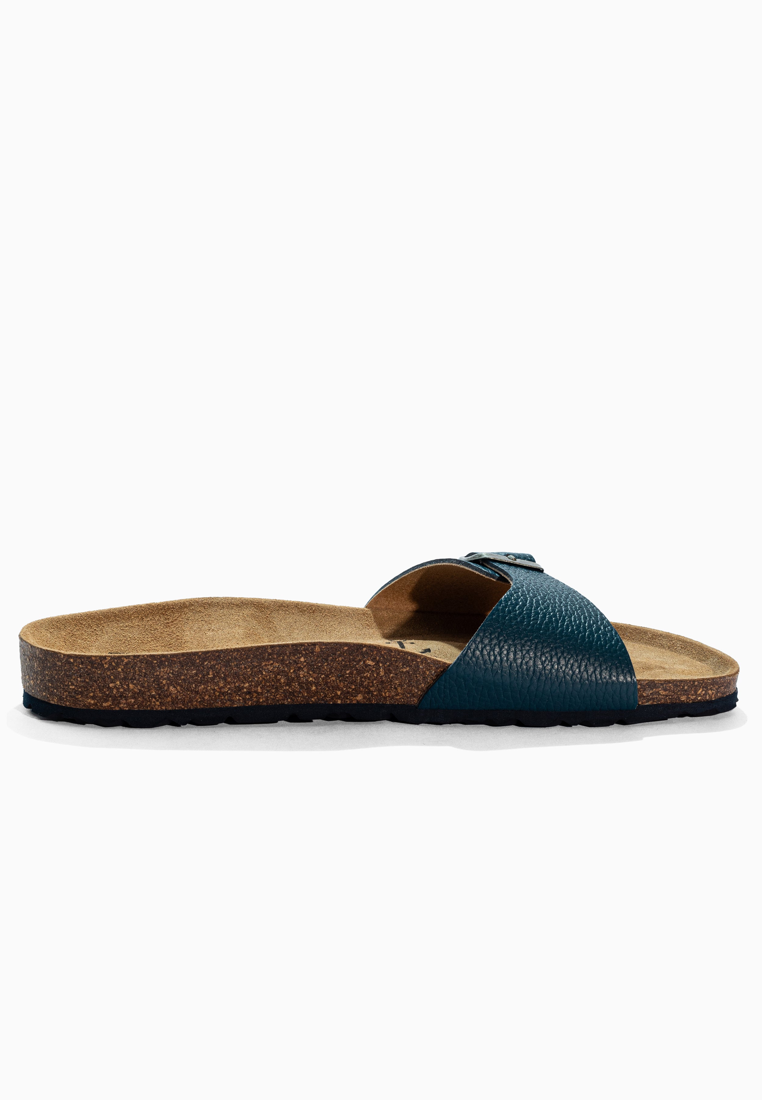 Zephyr Blue Leather Sandals