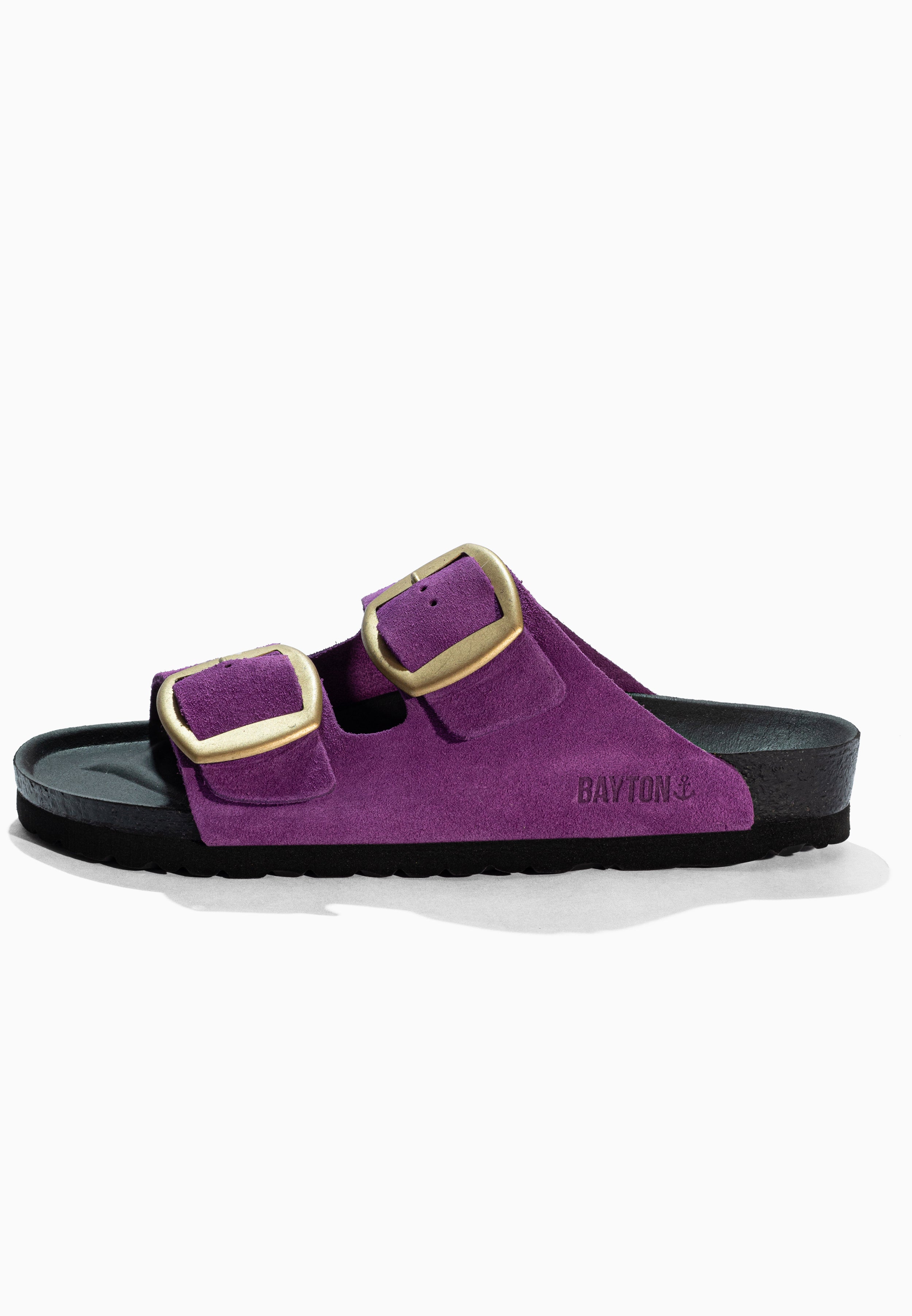Alicante Violet Suede Leather Sandals