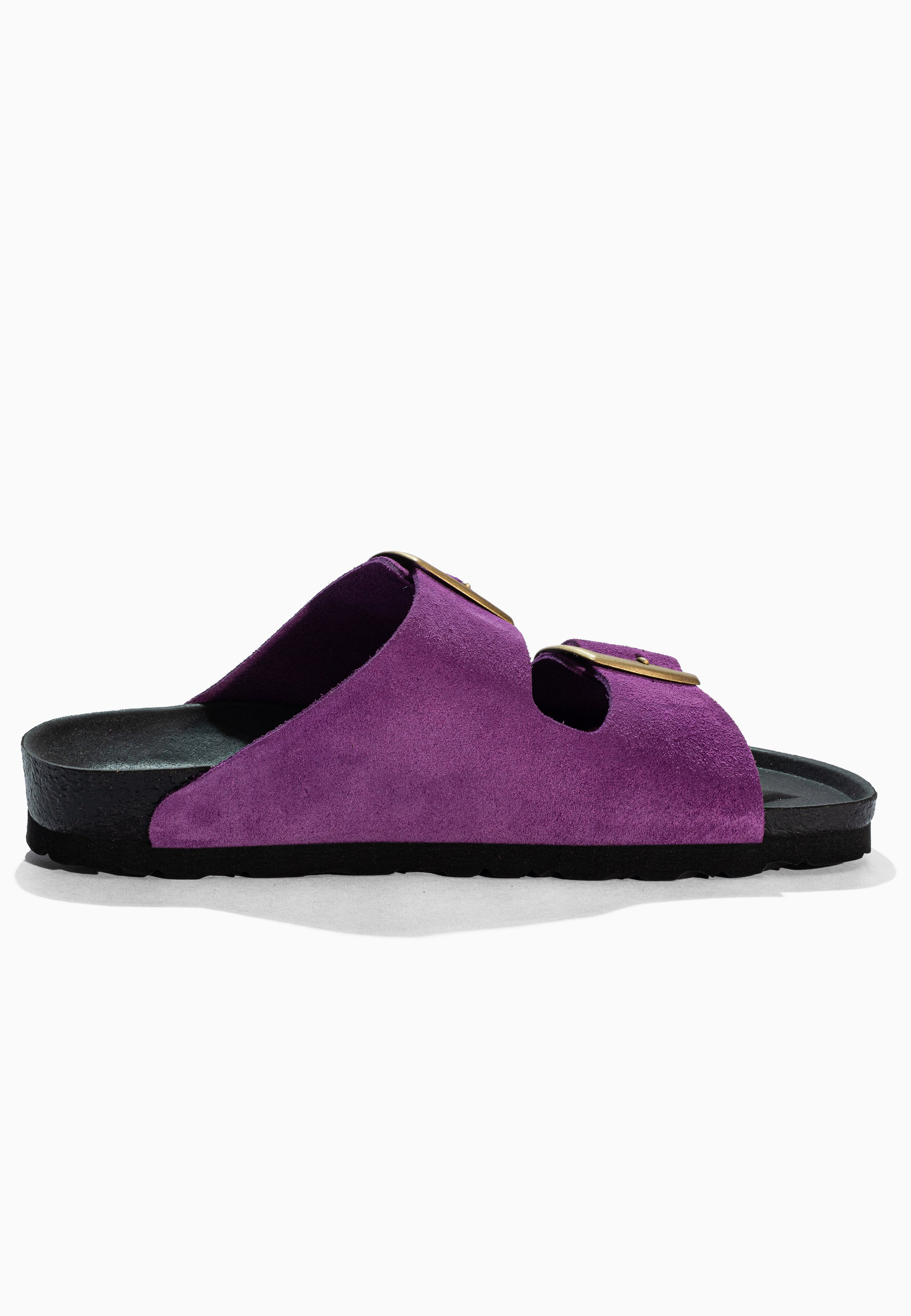 Alicante Violet Suede Leather Sandals