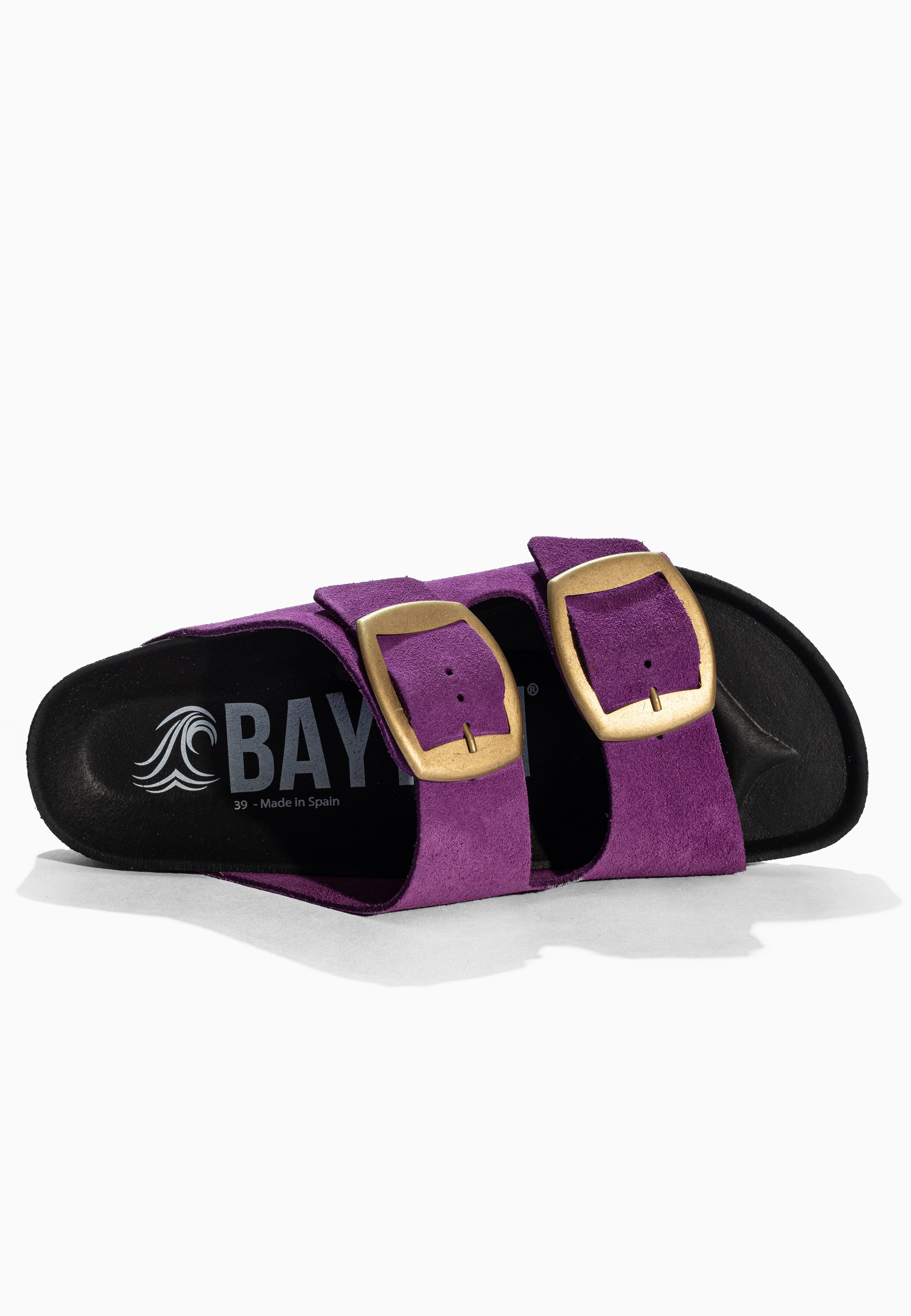 Sandales Alicante Violet en Cuir Suédé