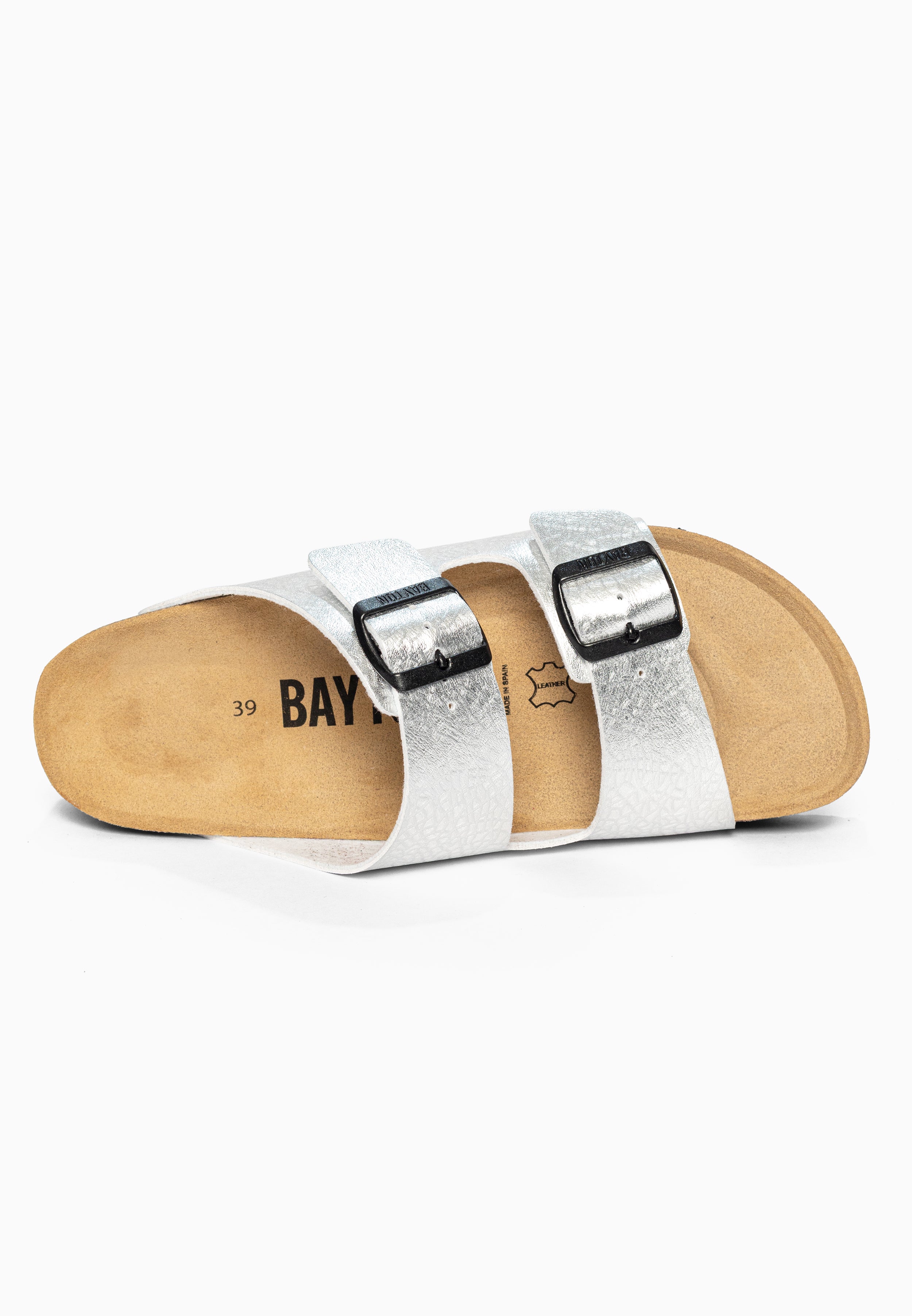 Sandales à Plateforme Japet Argent Bayton pour Femme