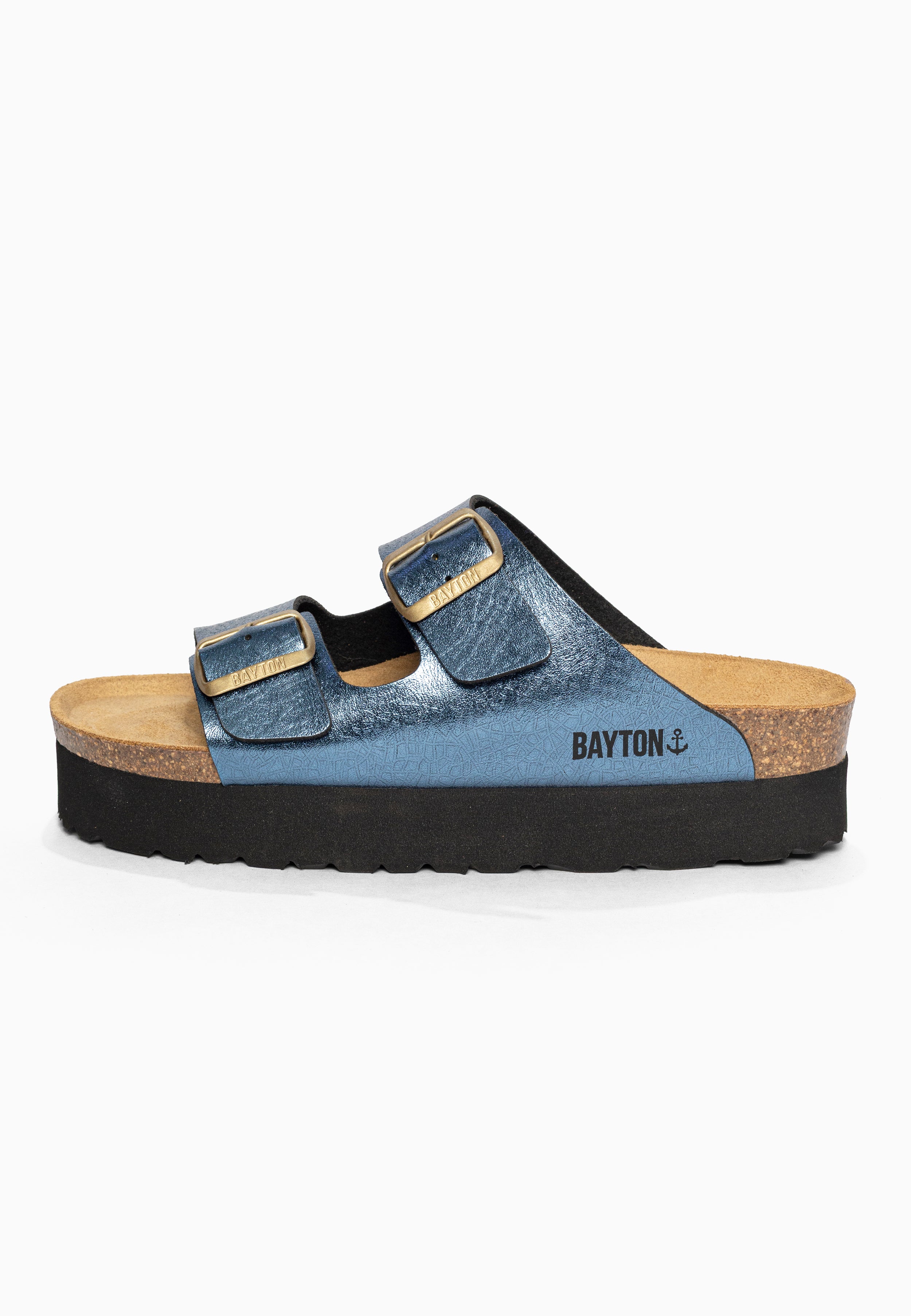 Sandales à Plateforme Japet Bleu Bayton pour Femme