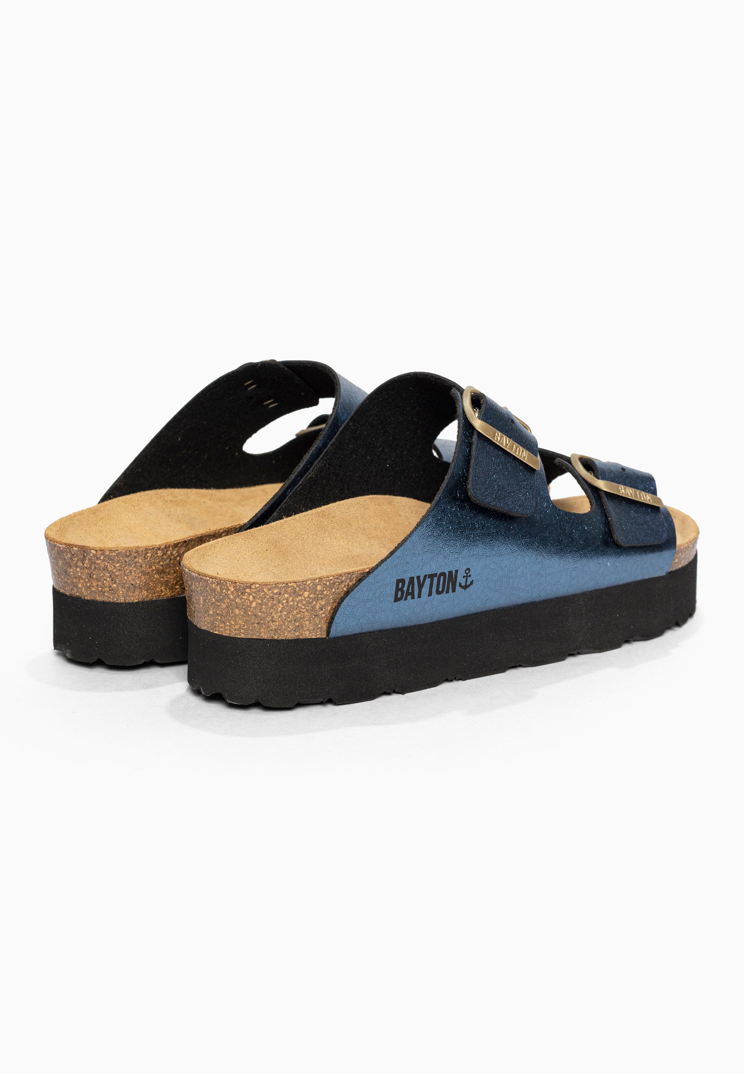 Sandales à Plateforme Japet Bleu Bayton pour Femme