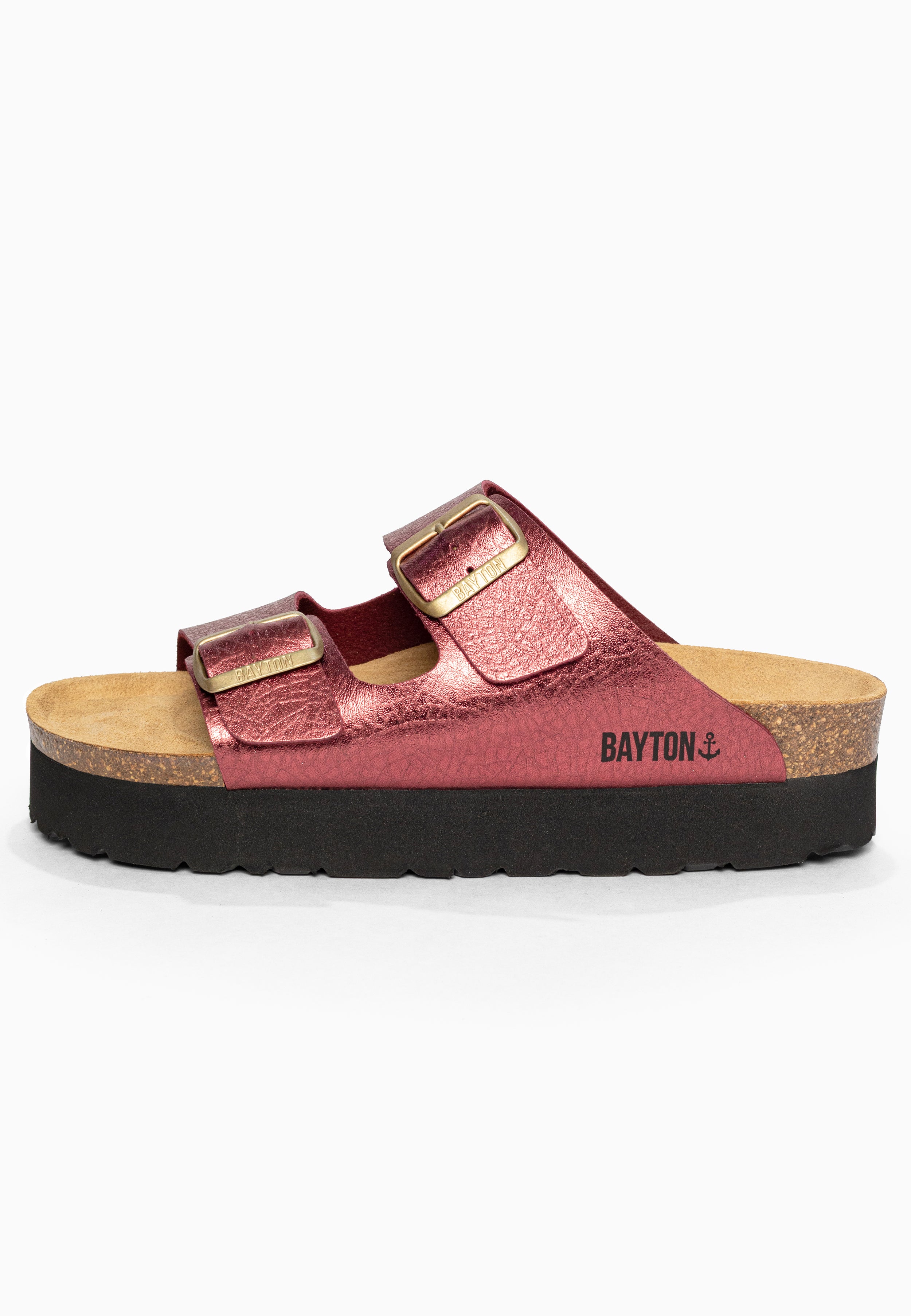 Sandales à Plateforme Japet Bordeaux Bayton pour Femme