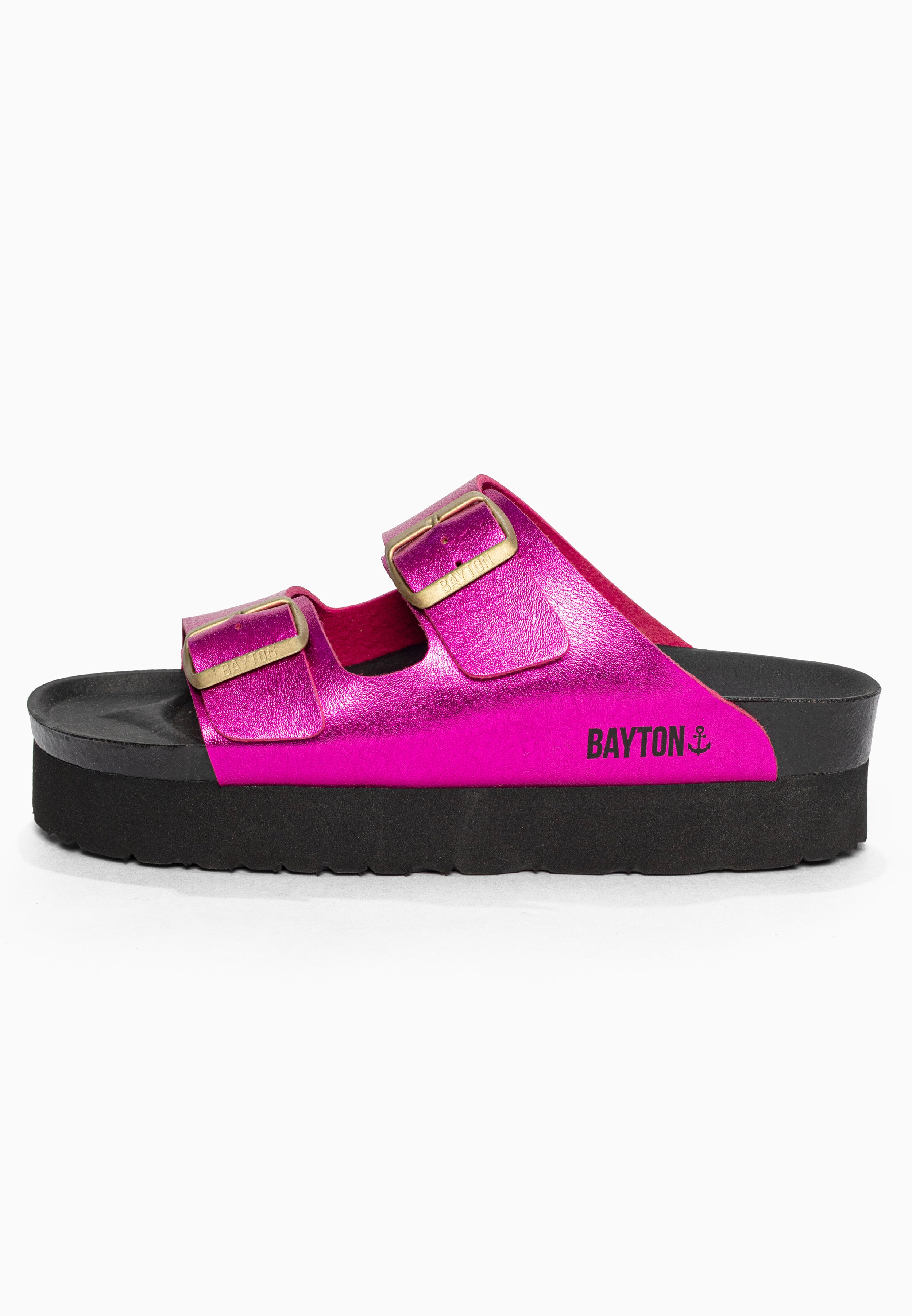 Sandales à Plateforme Japet Fuschia Bayton pour Femme