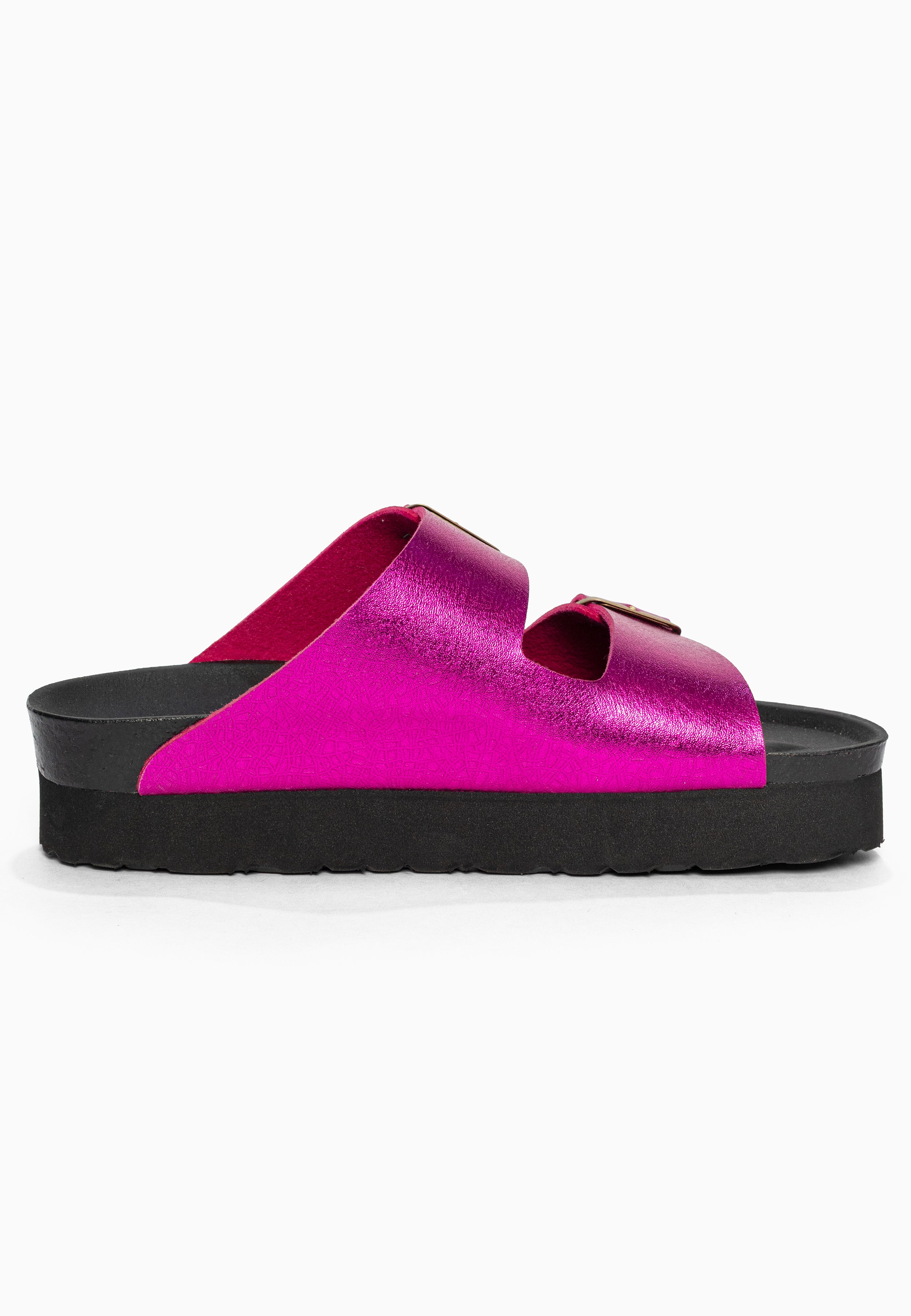 Sandales à Plateforme Japet Fuschia Bayton pour Femme