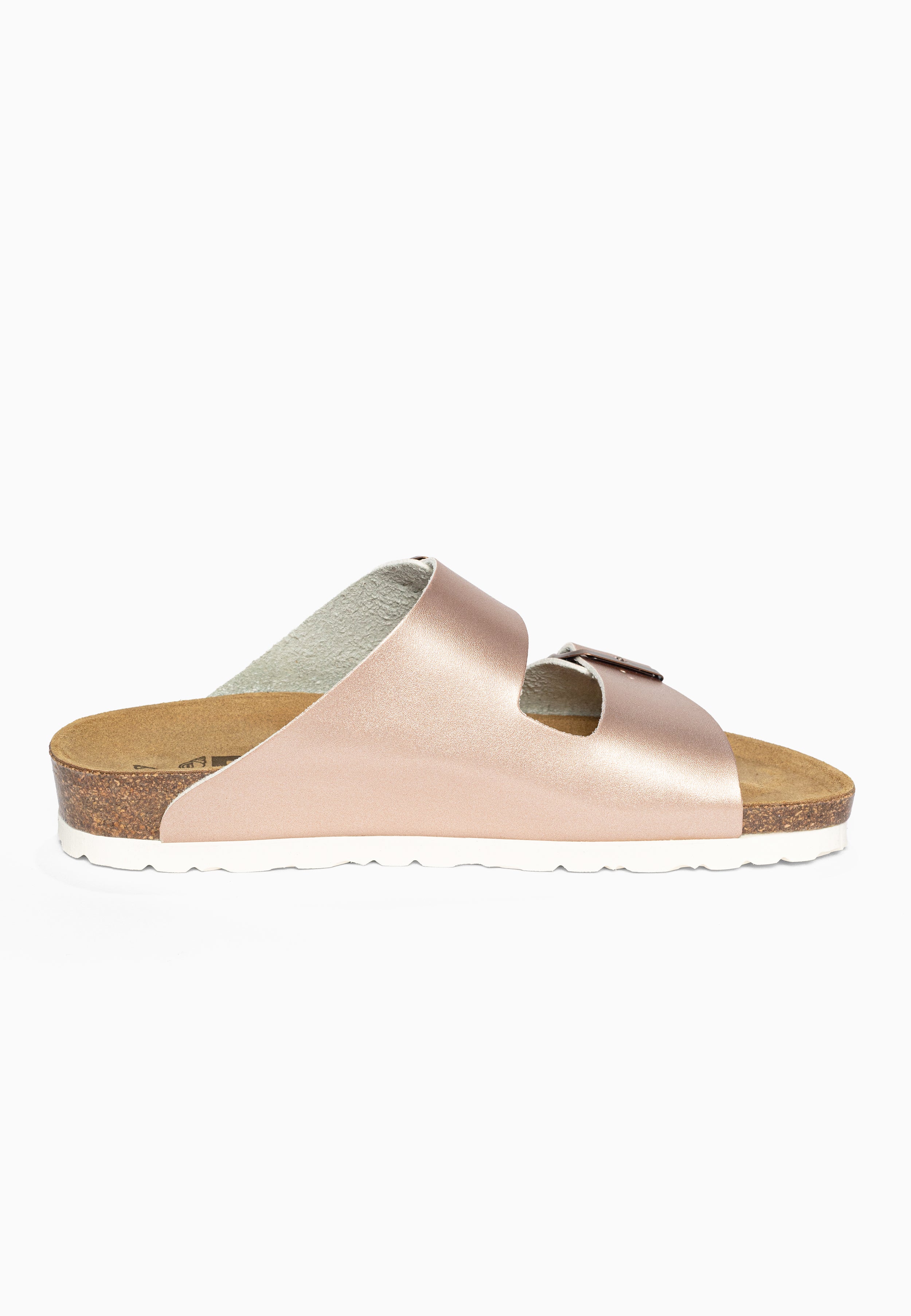 Sandales 2 Brides Atlas Rose gold Bayton pour Femme