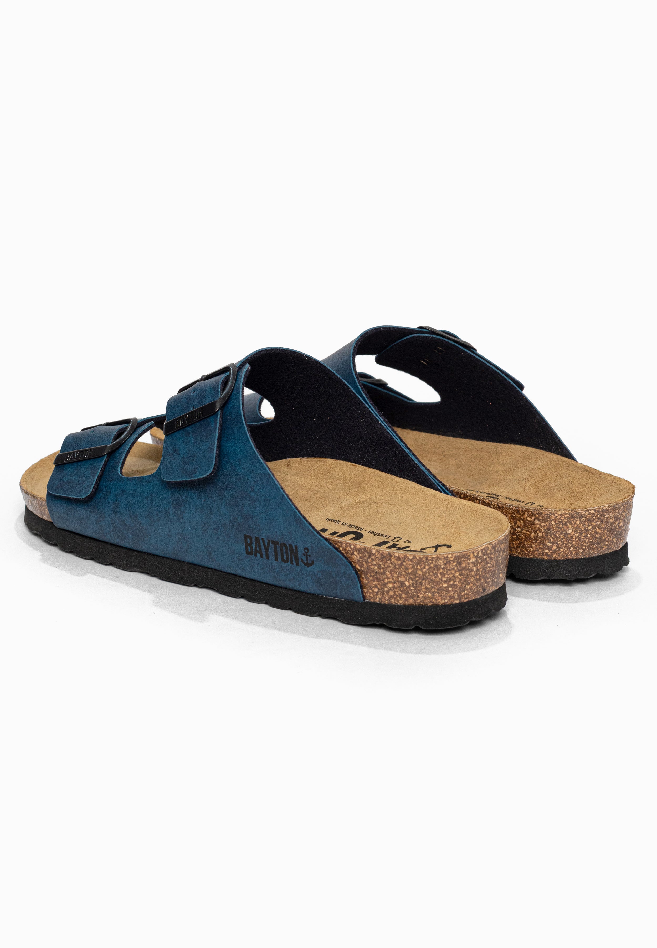 Sandales 2 Brides Atlas Bleu Bayton pour Homme