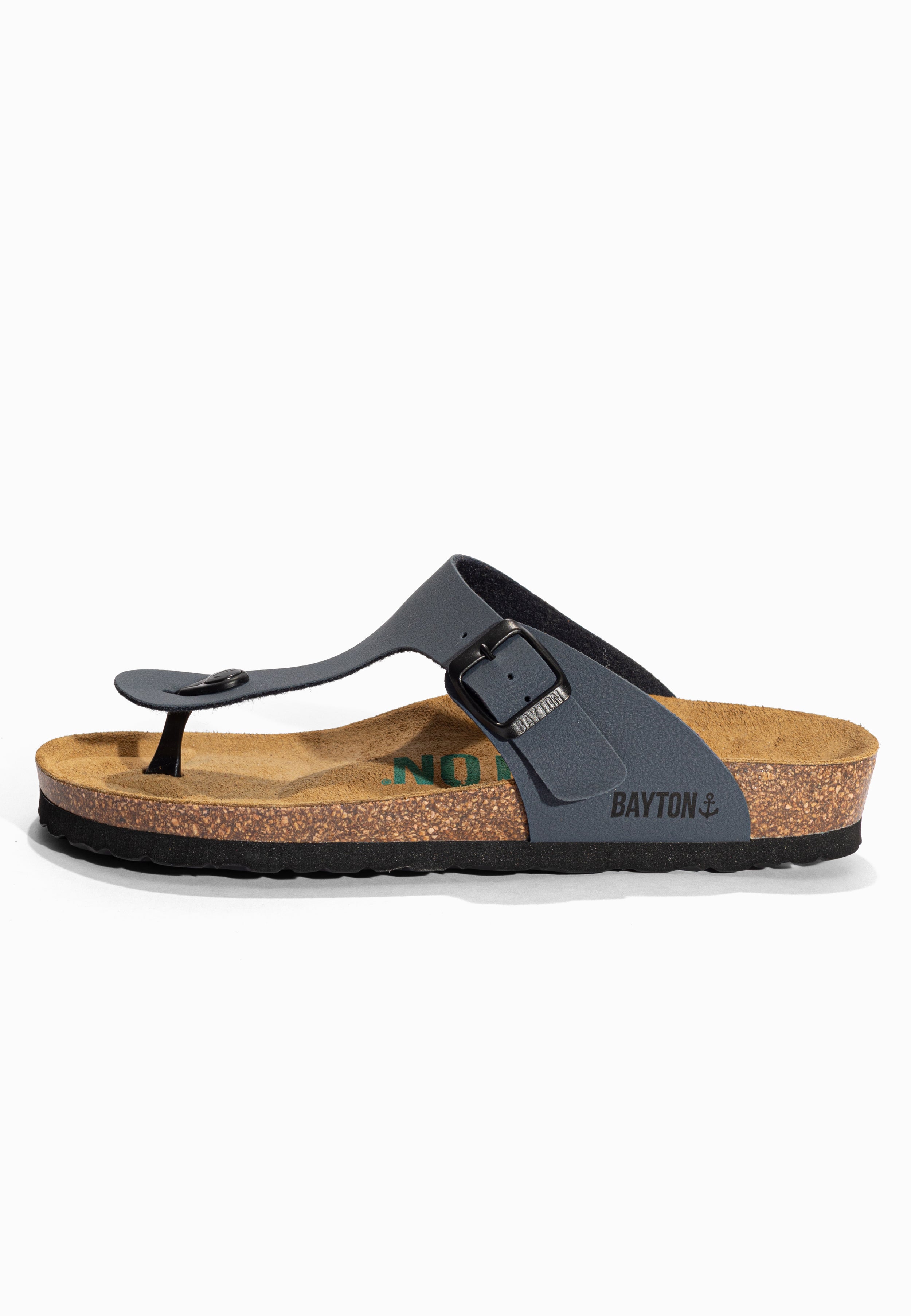 Sandales à Entre-doigts Mercure Bleu marine Bayton pour Homme