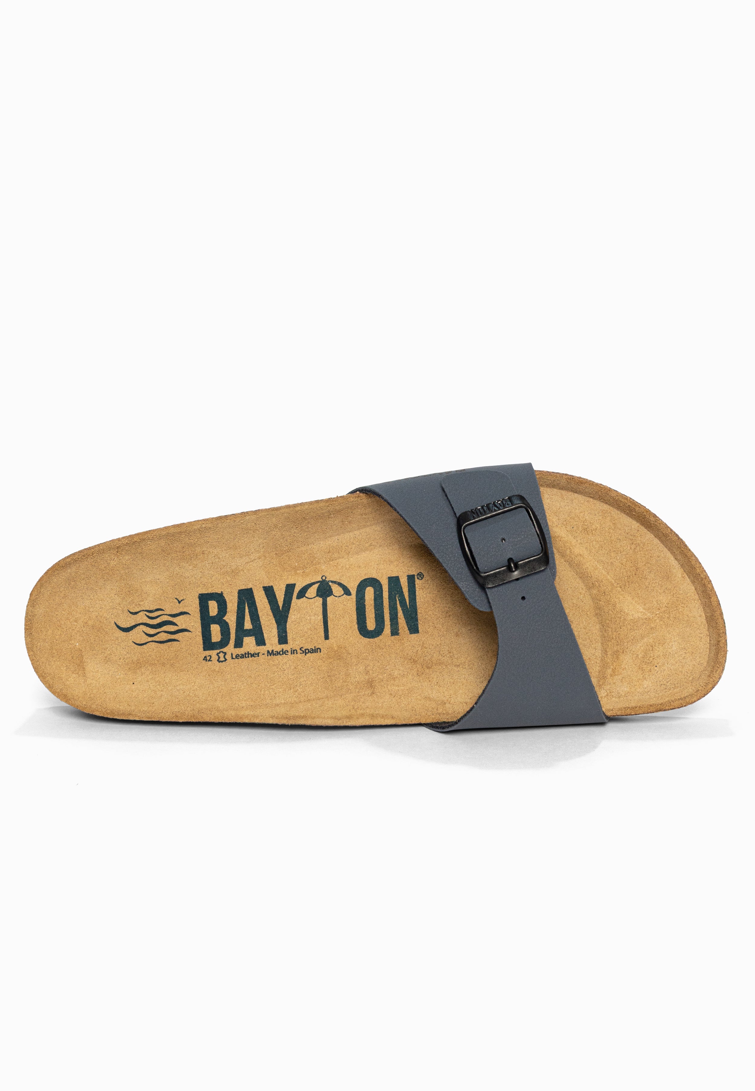 Sandales 1 Bride Zephyr Bleu marine Bayton pour Homme