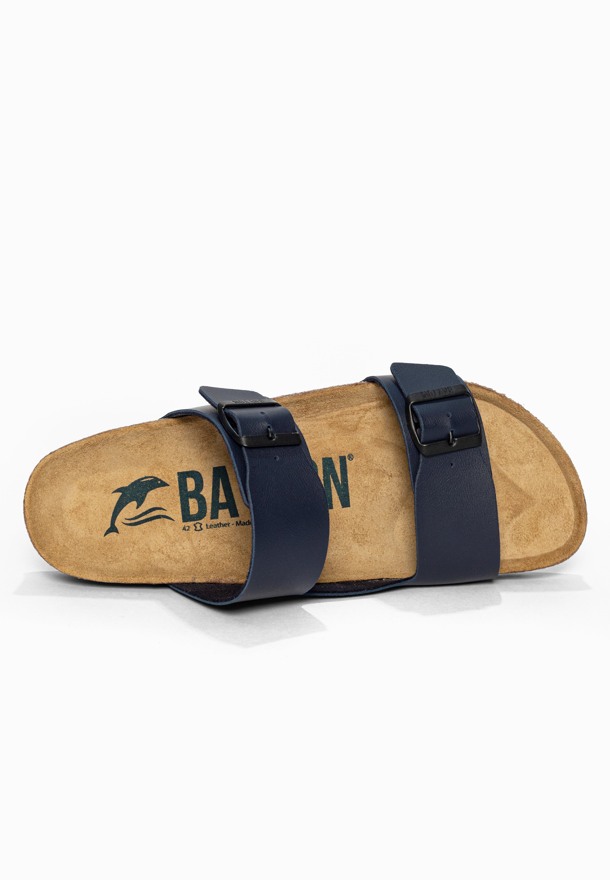 Sandales 2 Brides Ilithyie Bleu marine Bayton pour Homme
