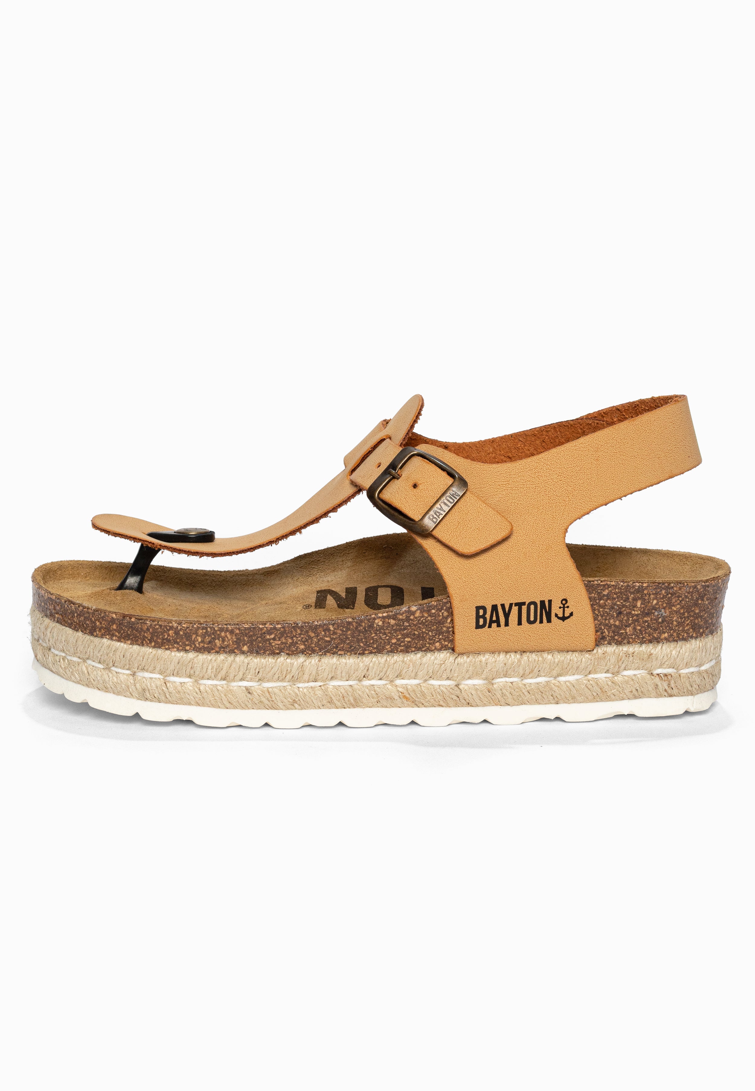 Sandales à Plateforme Celiane Camel Bayton pour Femme