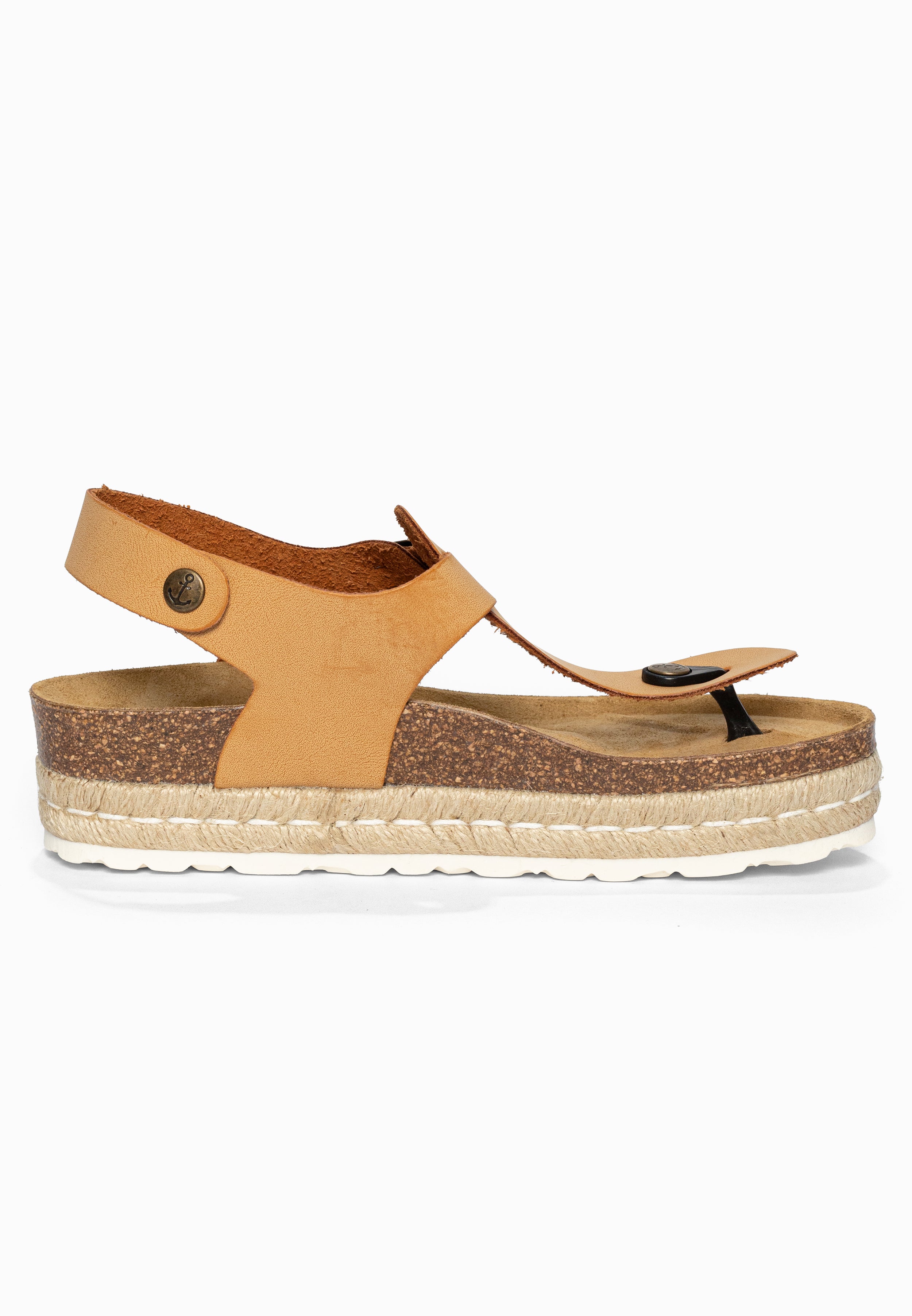 Sandales à Plateforme Celiane Camel Bayton pour Femme