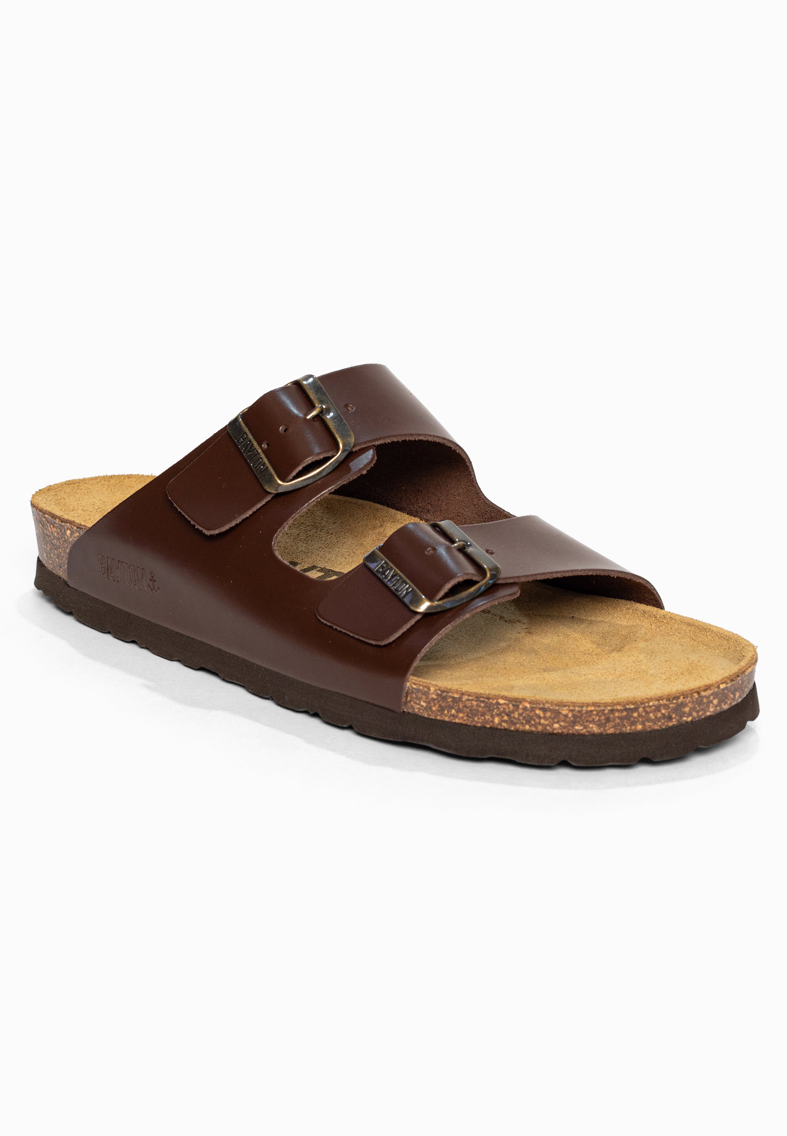Sandales 2 Brides Atlas Marron Bayton pour Homme