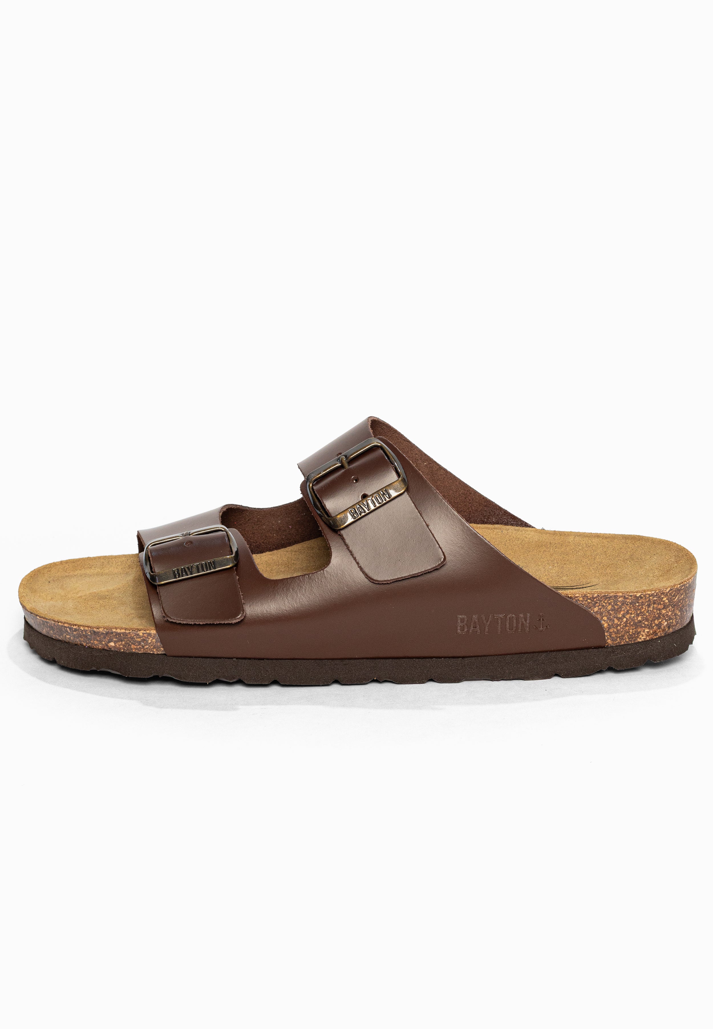 Sandales 2 Brides Atlas Marron Bayton pour Homme
