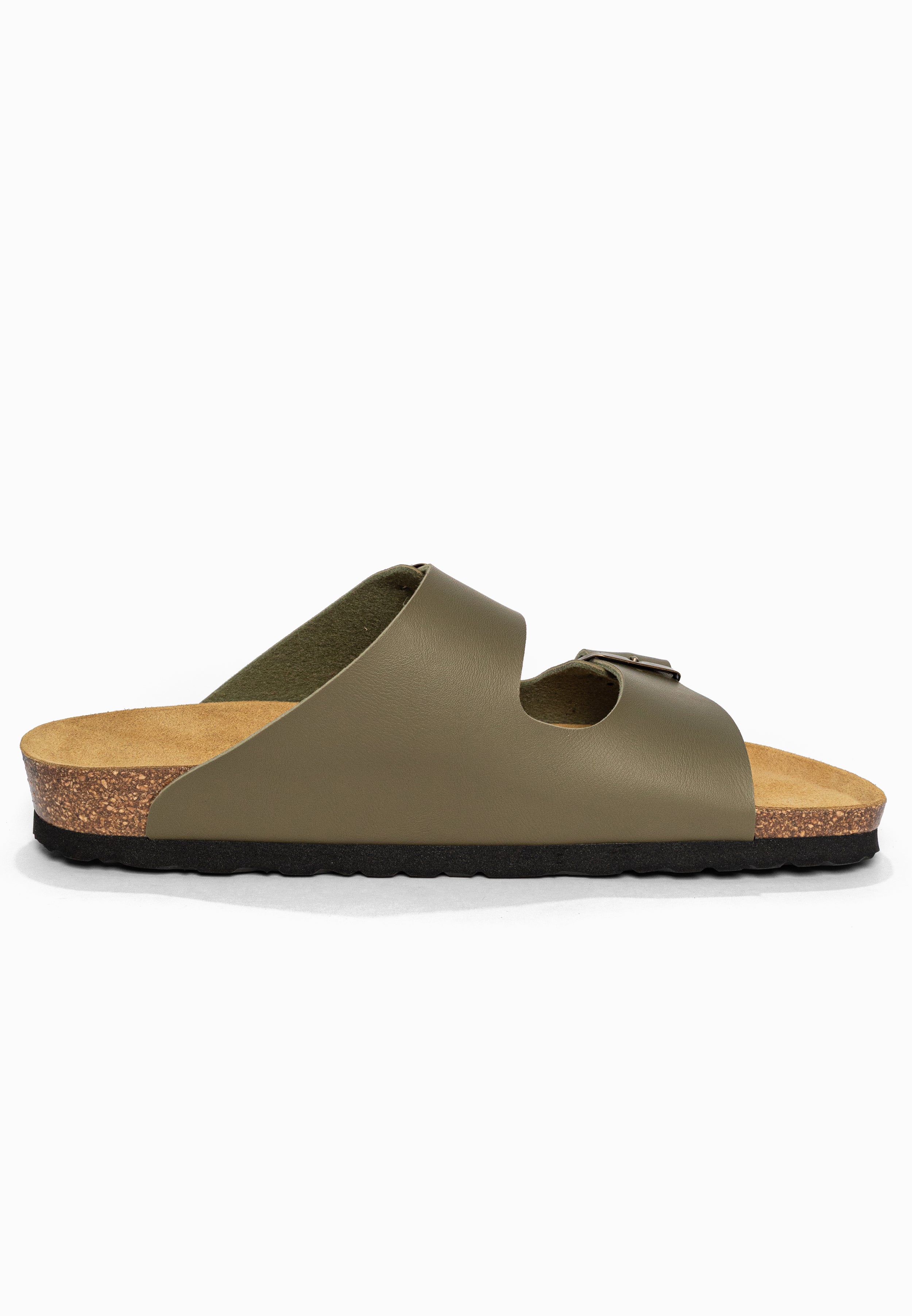 Sandales 2 Brides Atlas Kaki Bayton pour Homme