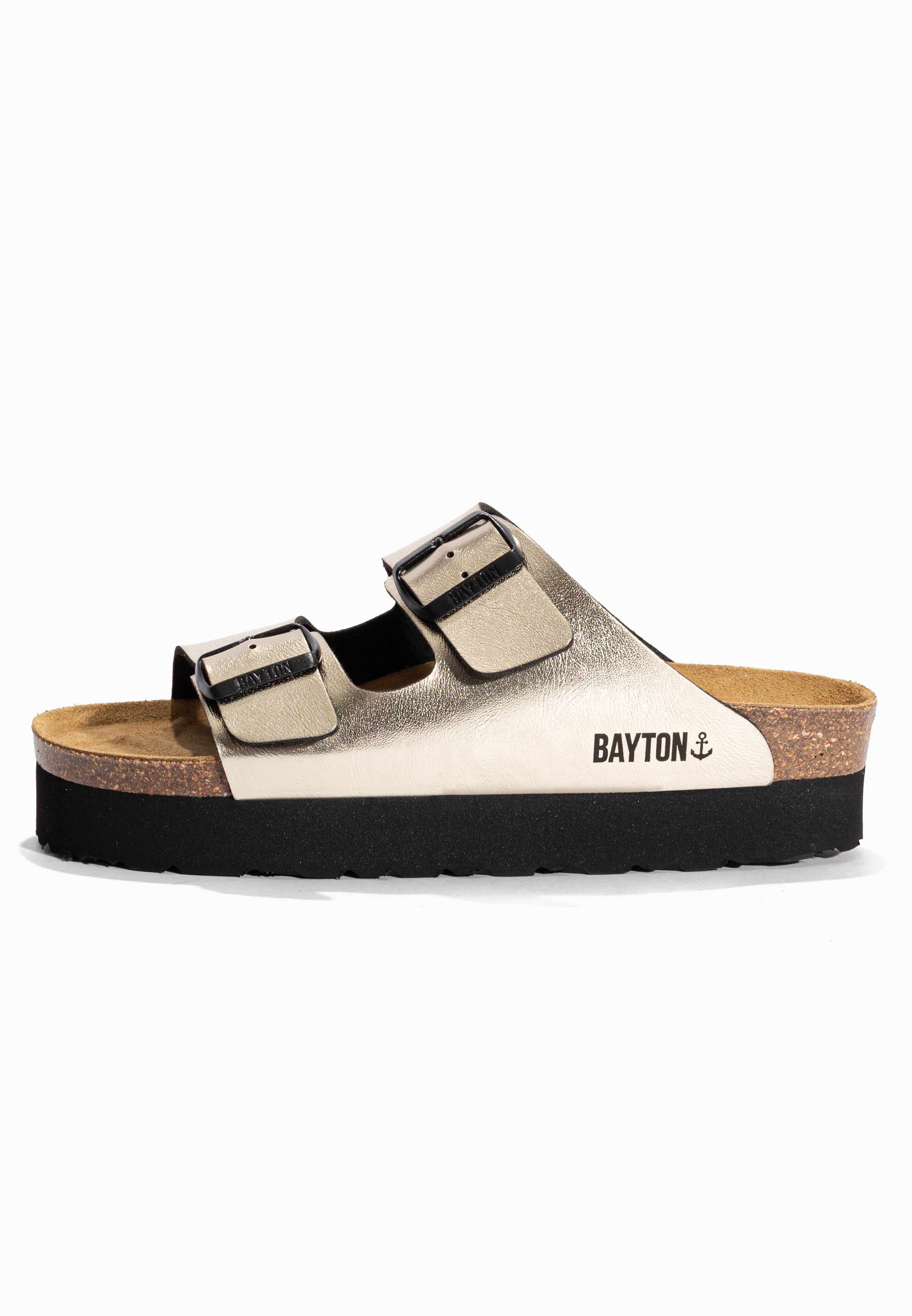 Sandales à Plateforme Japet Or Bayton pour Femme