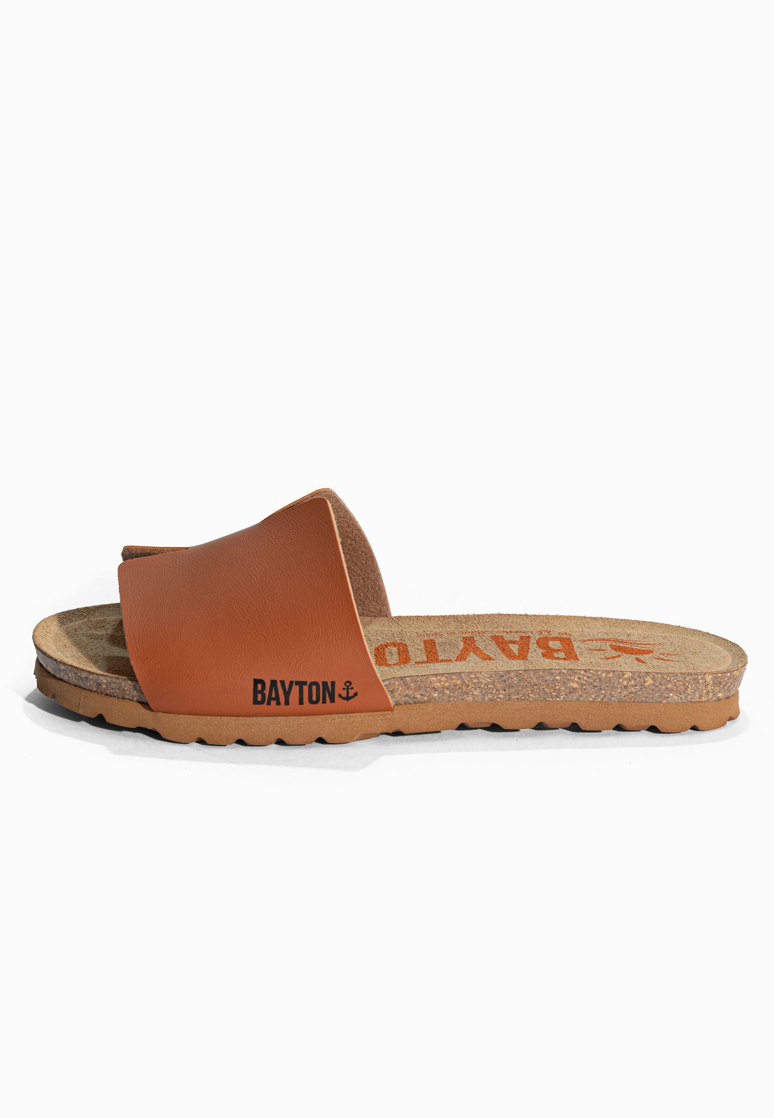 Sandales 1 Bride Djilian Slim Camel Bayton pour Femme