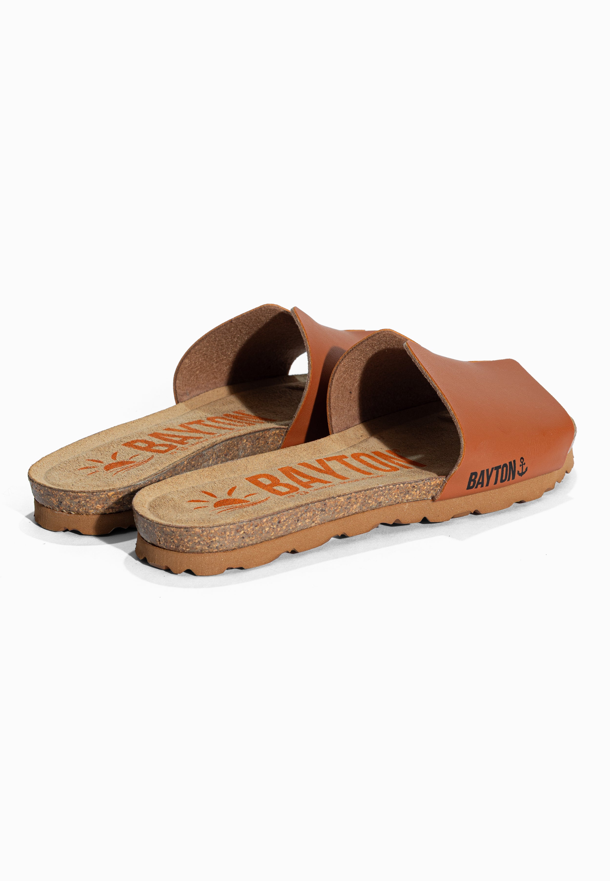 Sandales 1 Bride Djilian Slim Camel Bayton pour Femme