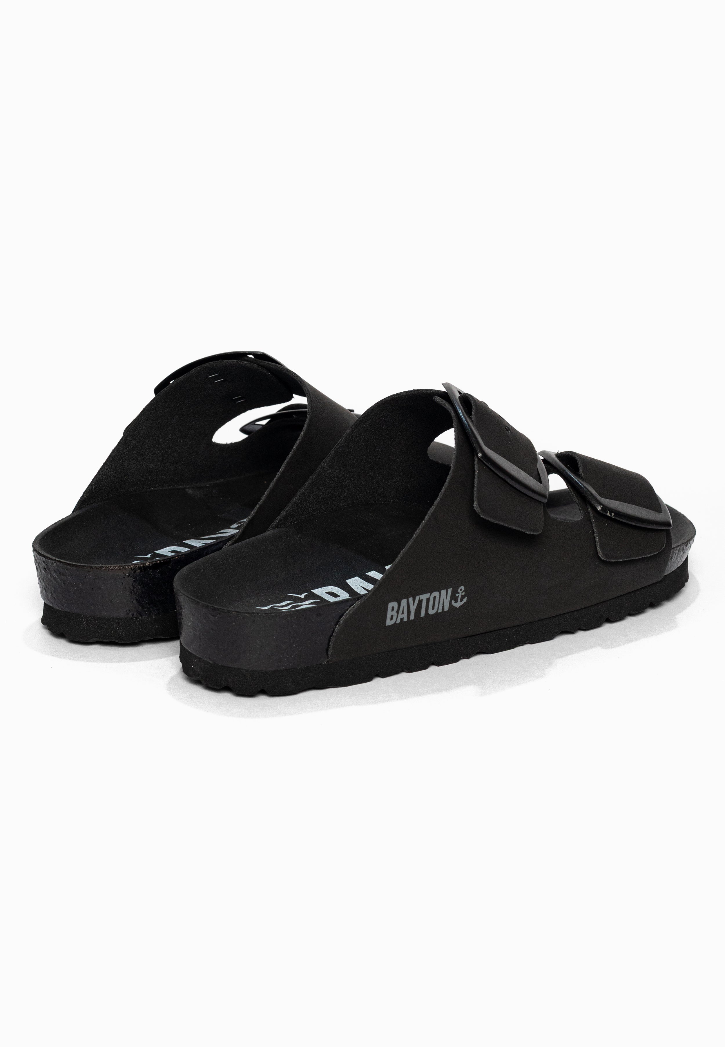 Sandales 2 Brides Alicante Noir Bayton pour Femme