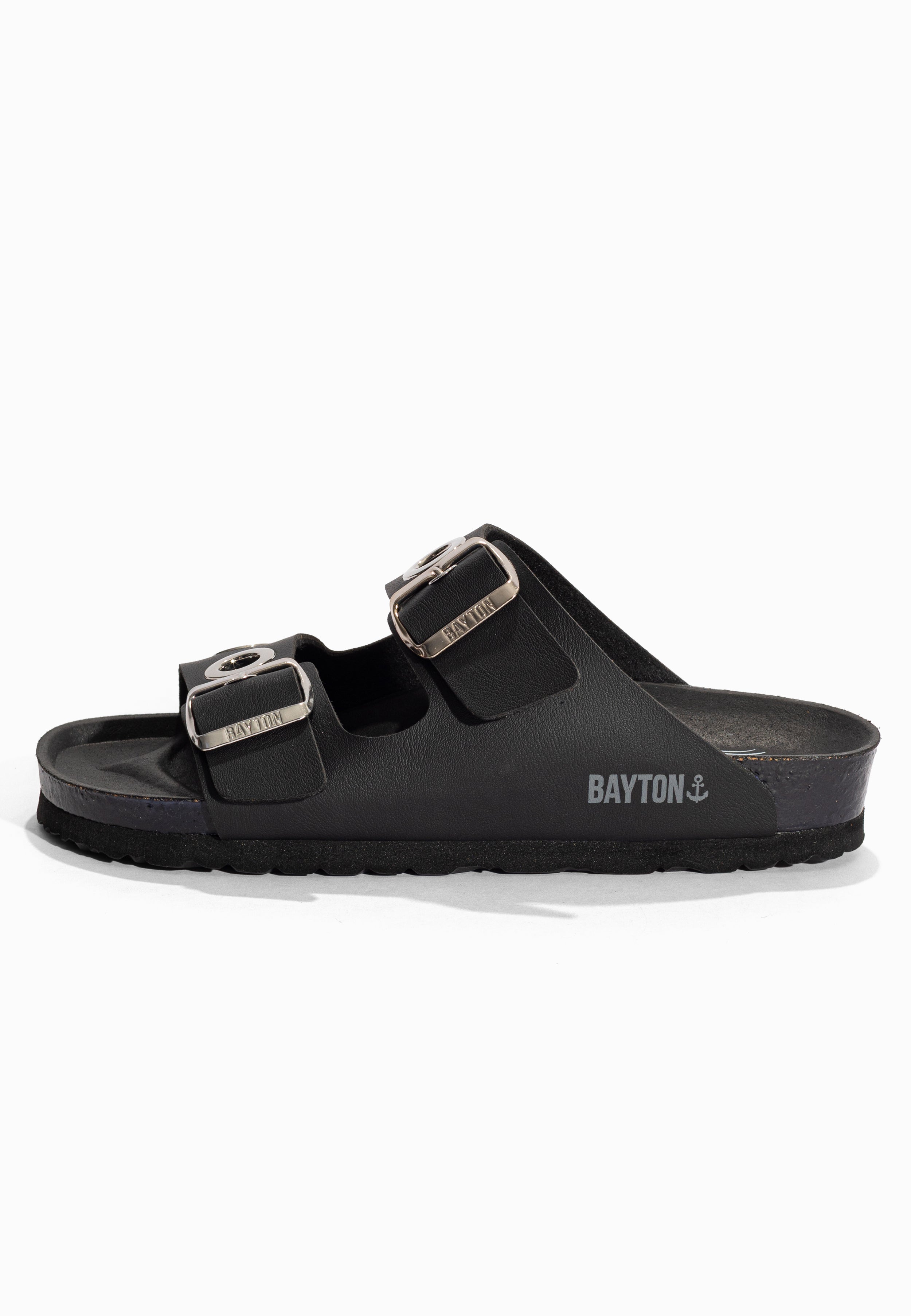 Sandales 2 Brides Janny Noir Bayton pour Femme