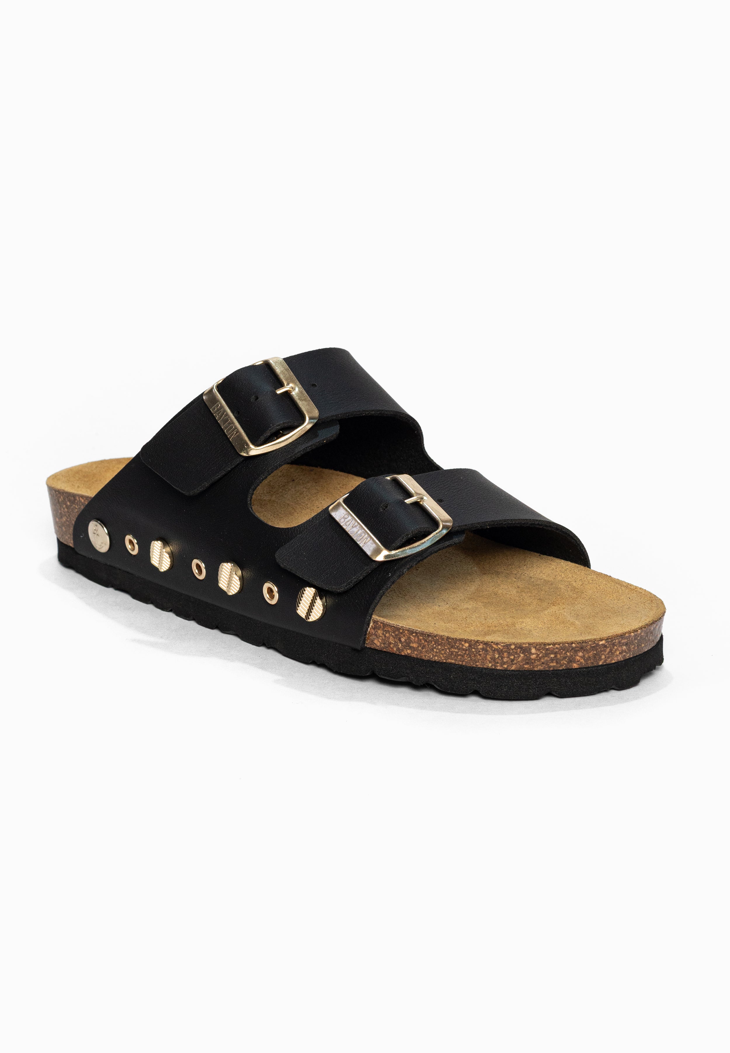 Sandales 2 Brides Rivalta Noir Bayton pour Femme