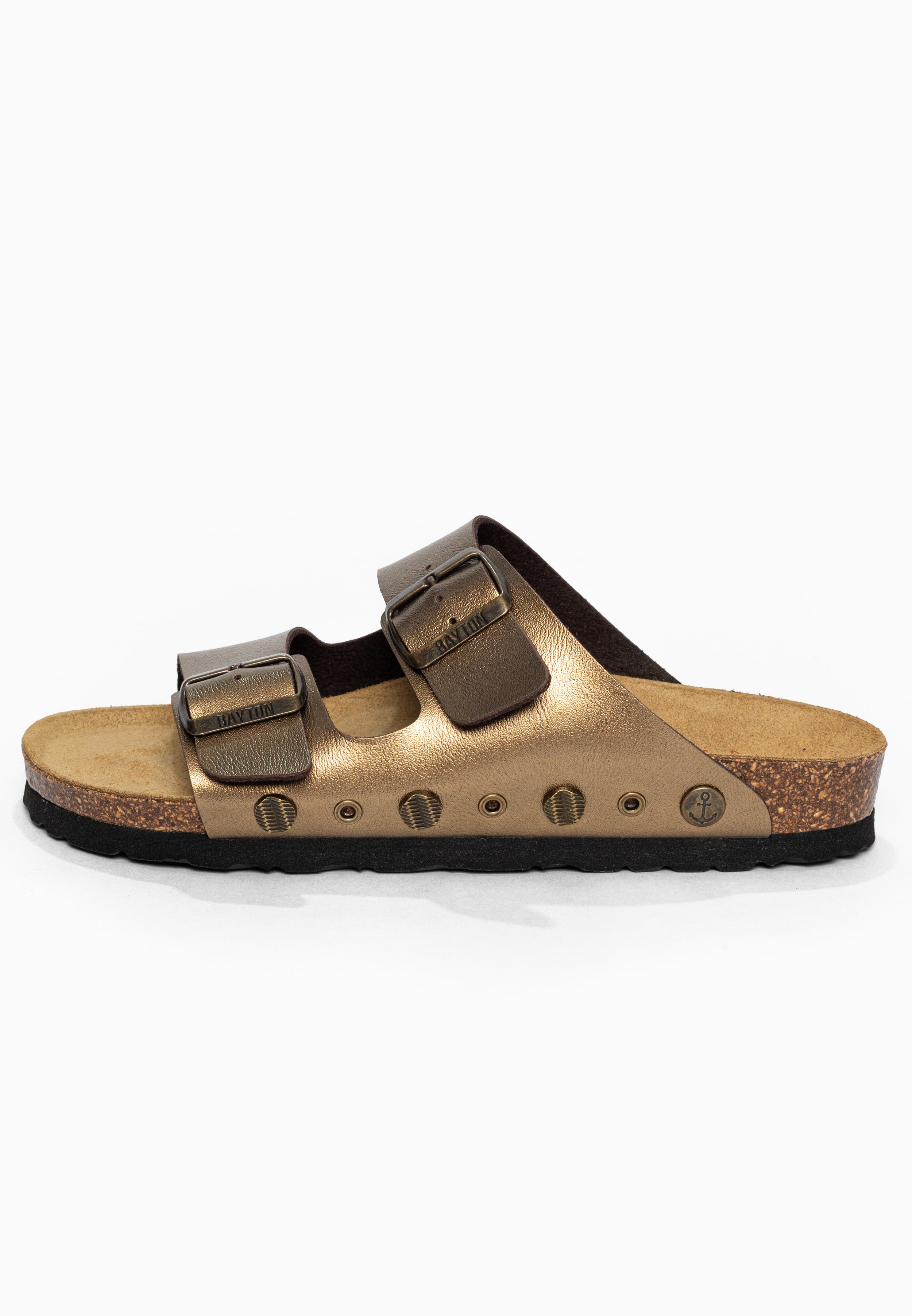 Sandales 2 Brides Rivalta Bronze Bayton pour Femme