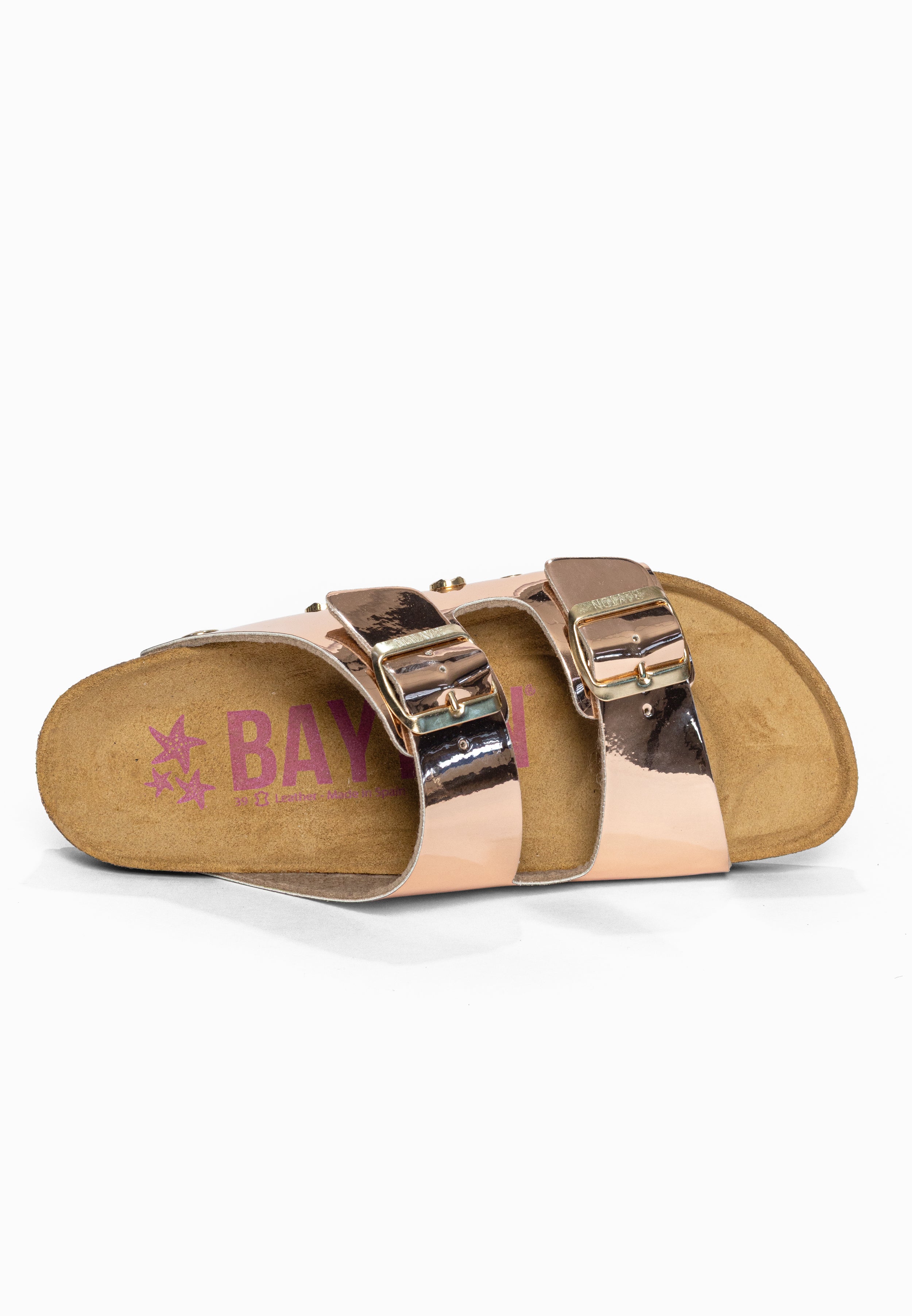 Sandales 2 Brides Rivalta Rose gold Bayton pour Femme