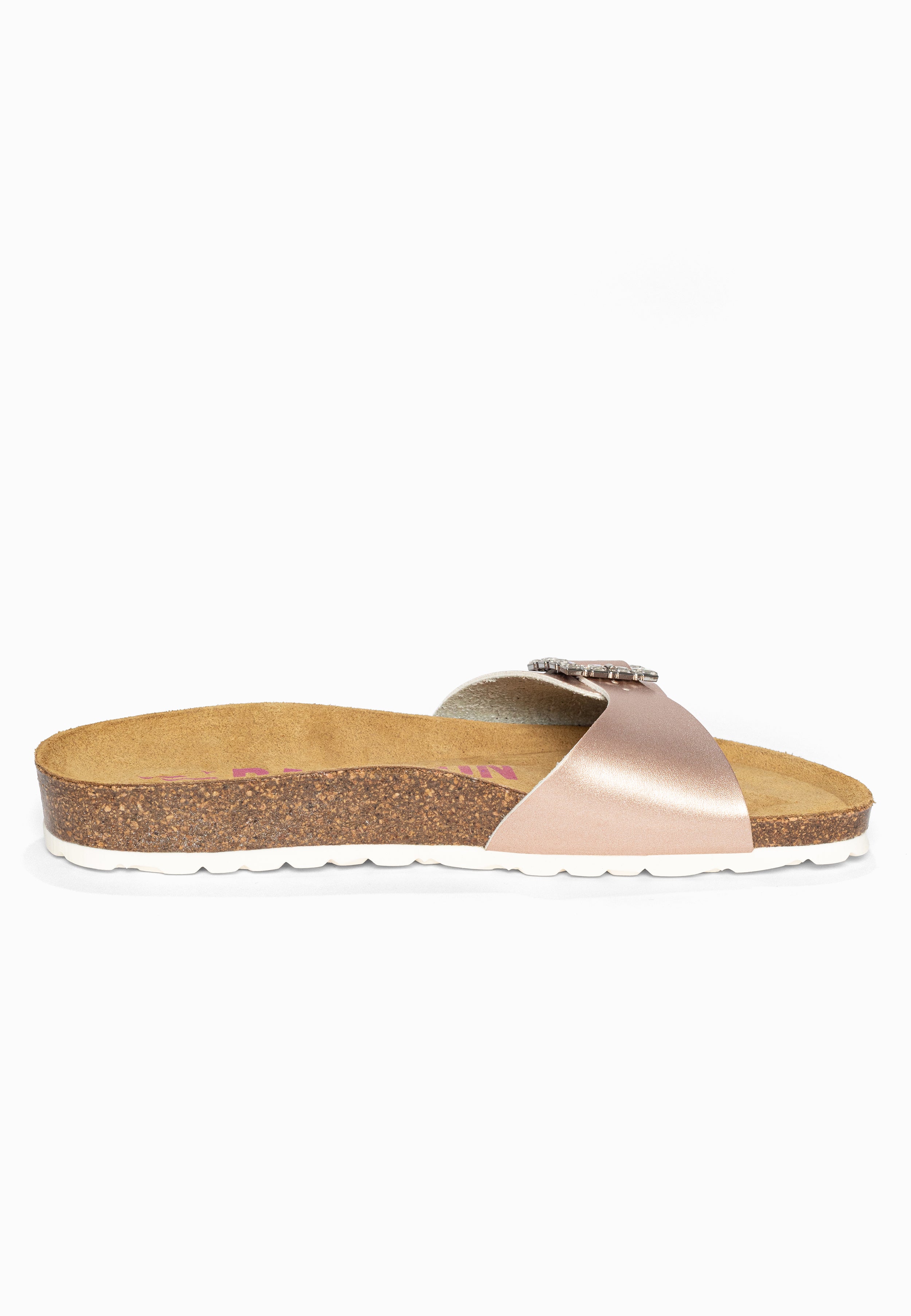 Sandales 1 Bride Strass Zephyr Rose gold Bayton pour Femme