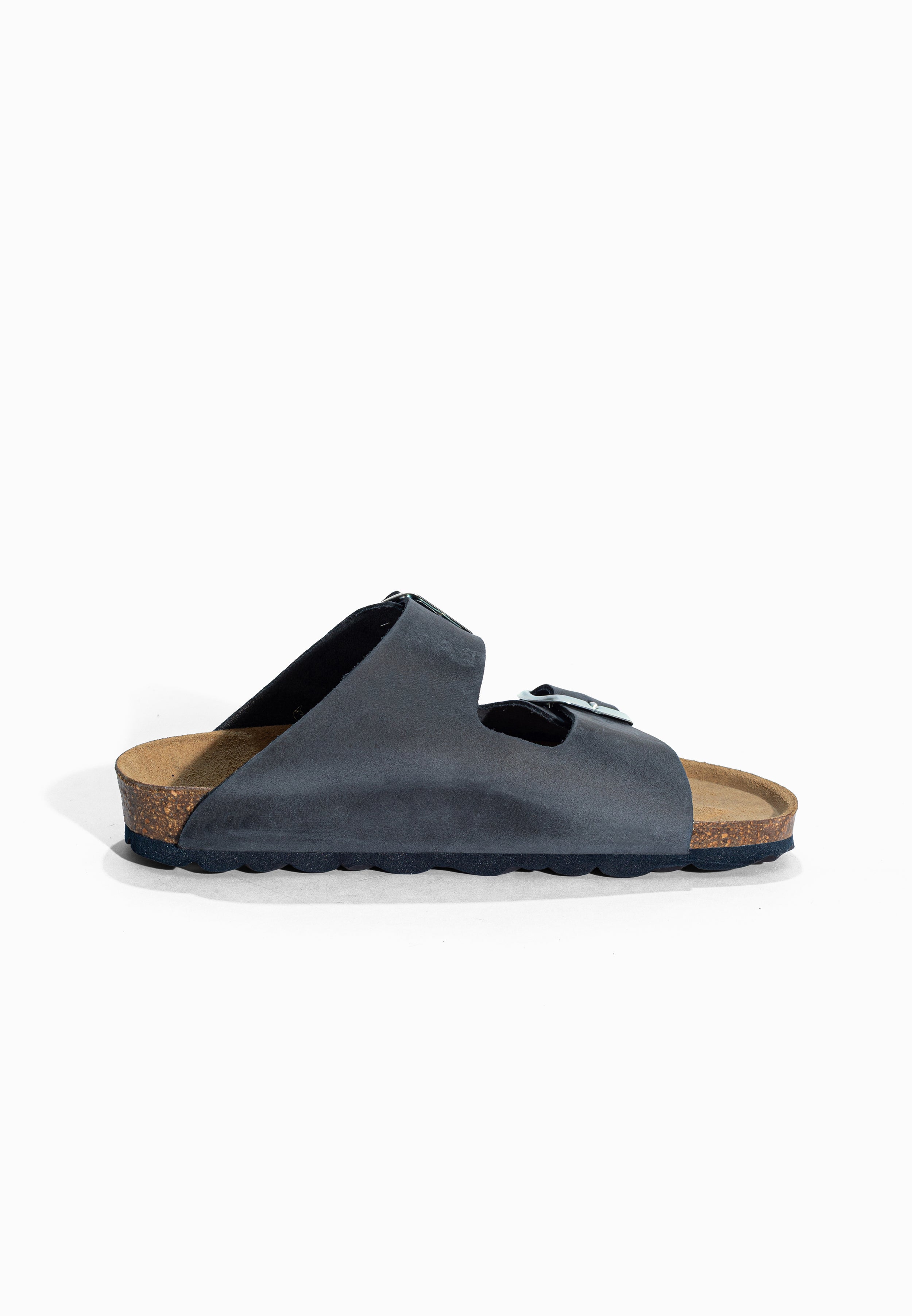 Sandales 2 Brides Atlas Bleu marine en Cuir Bayton pour Enfant