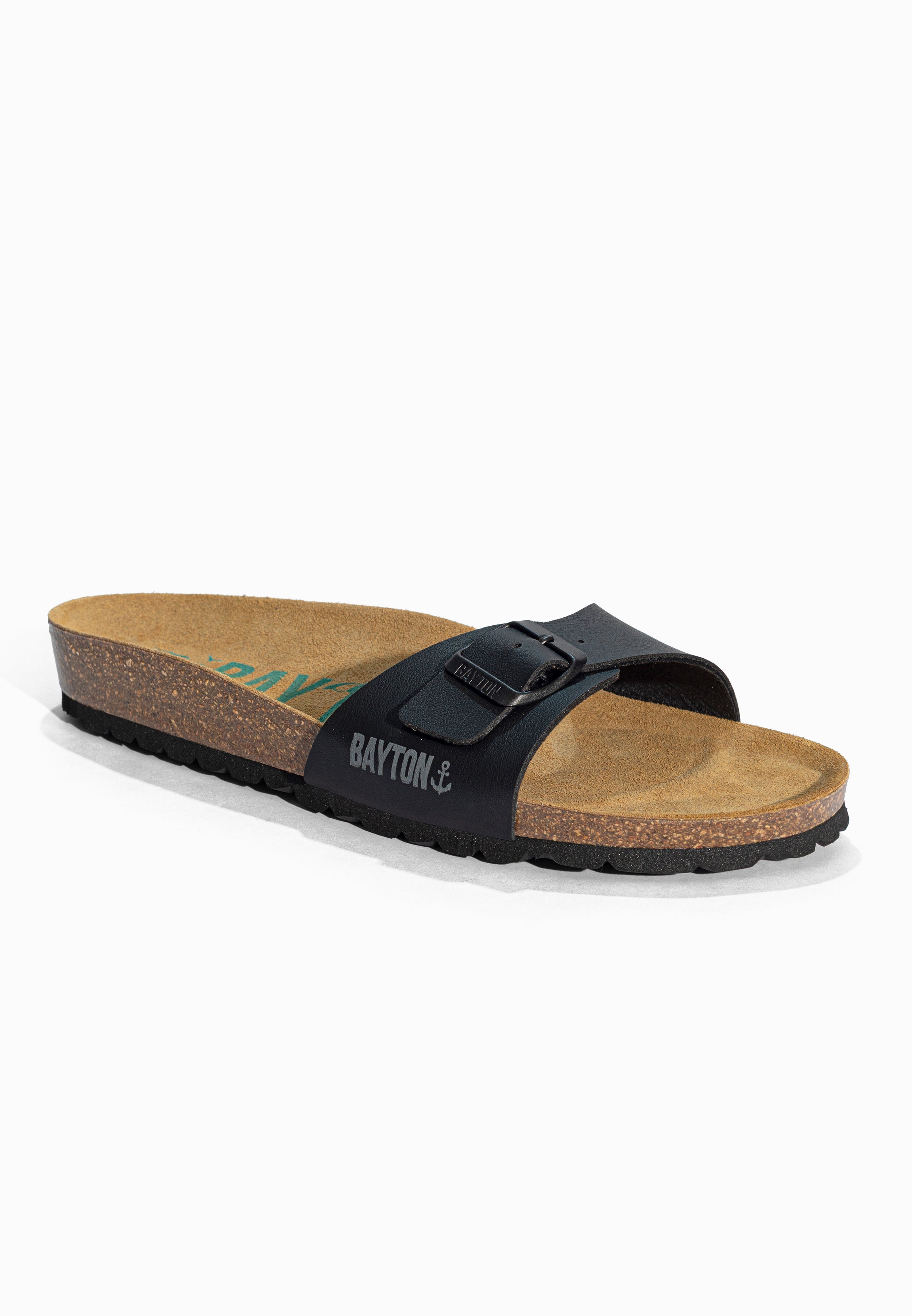 Sandales 1 Bride Zephyr Noir Bayton pour Femme