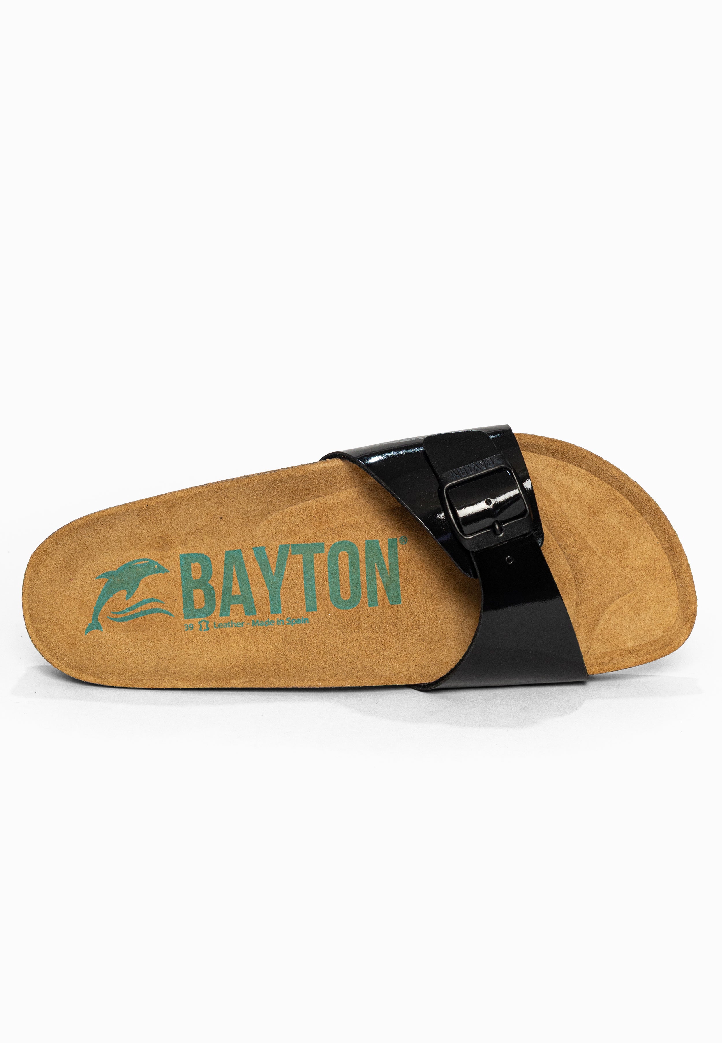 Sandales 1 Bride Zephyr Noir Bayton pour Femme