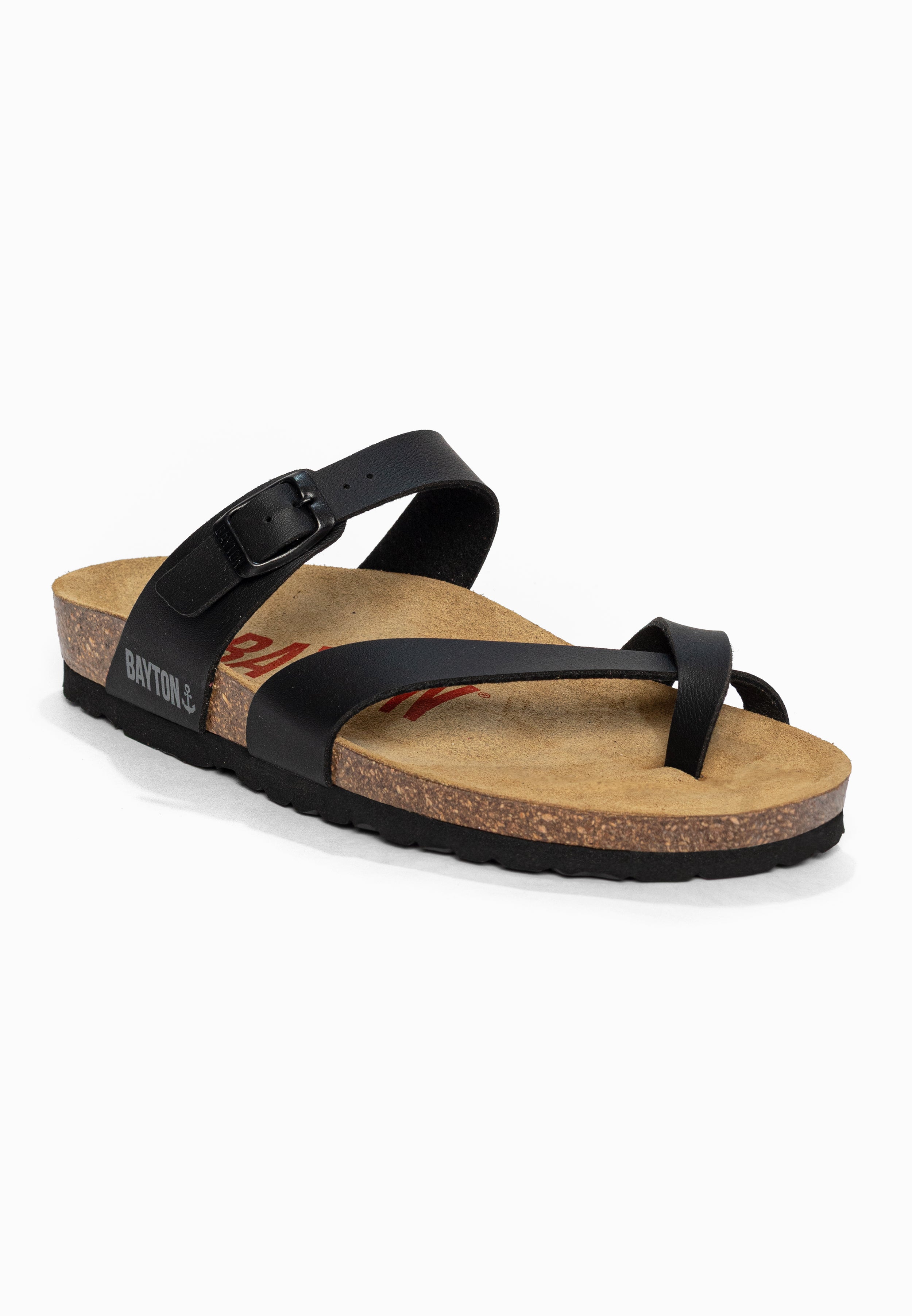 Sandales à Entre-doigts Diane Noir Bayton pour Femme