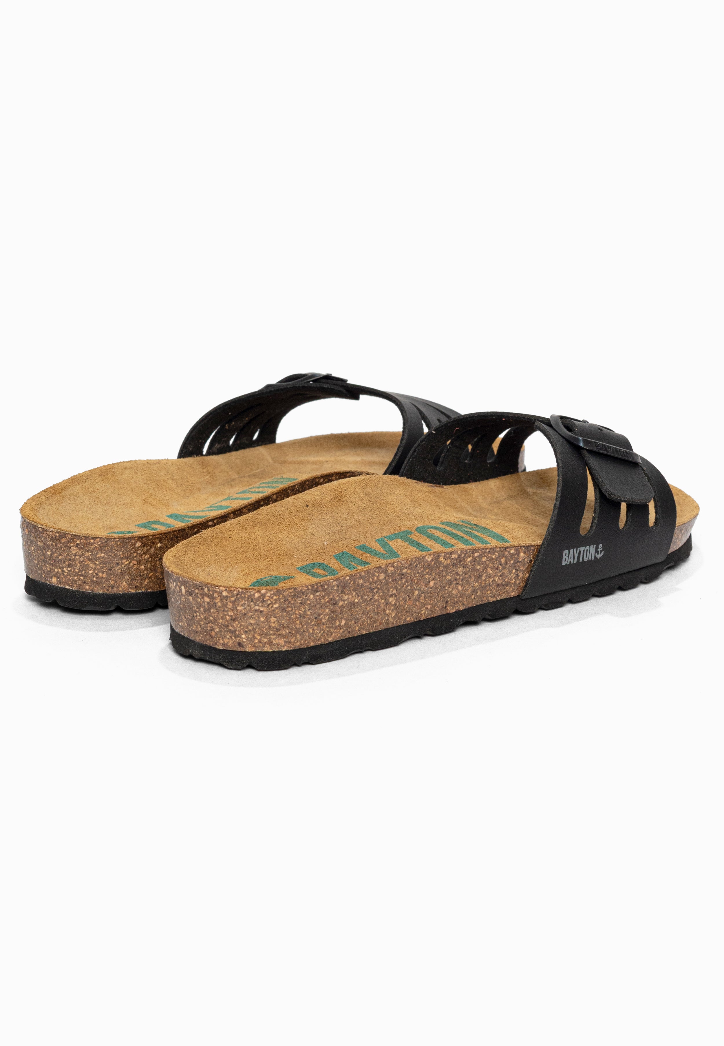 Sandales 1 Bride Athena Noir Bayton pour Femme