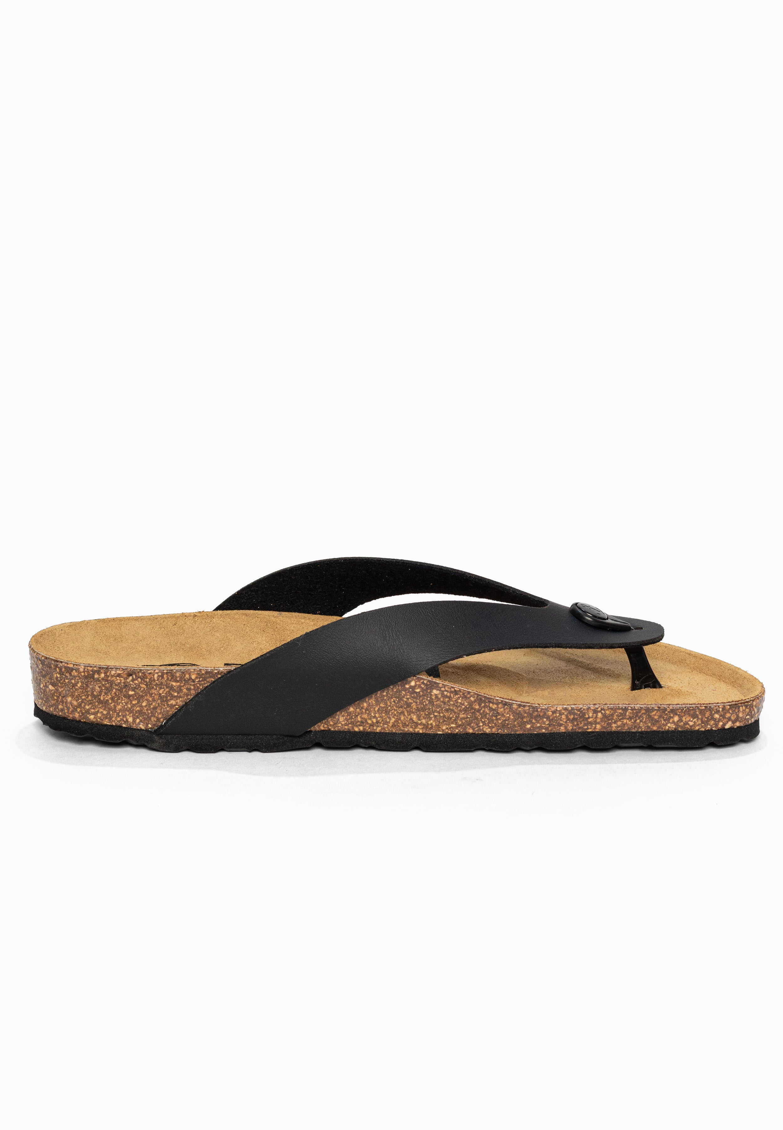 Sandales à Entre-doigts Lucca Noir Bayton pour Homme