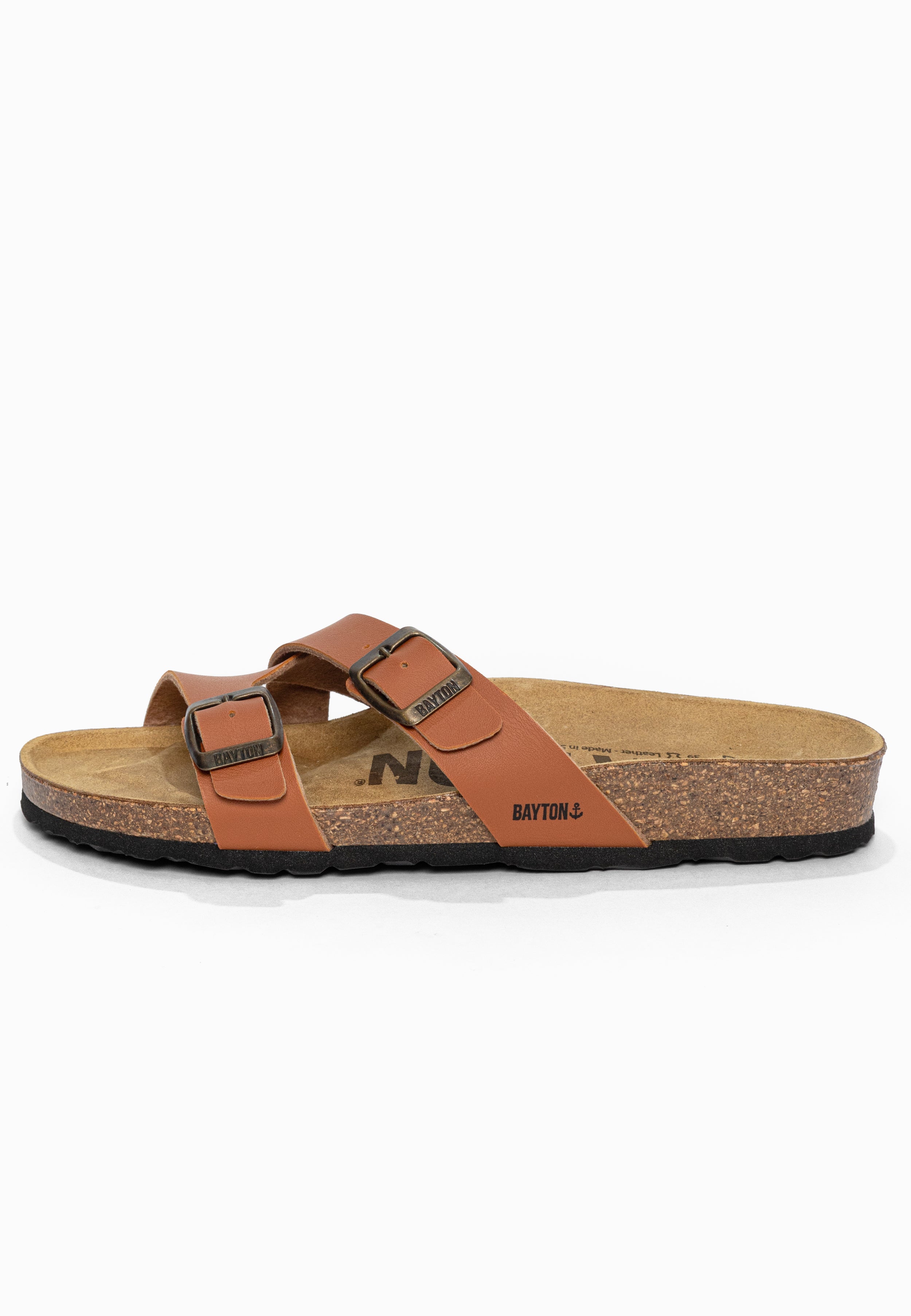 Sandales 2 Brides Cleo Camel Bayton pour Femme