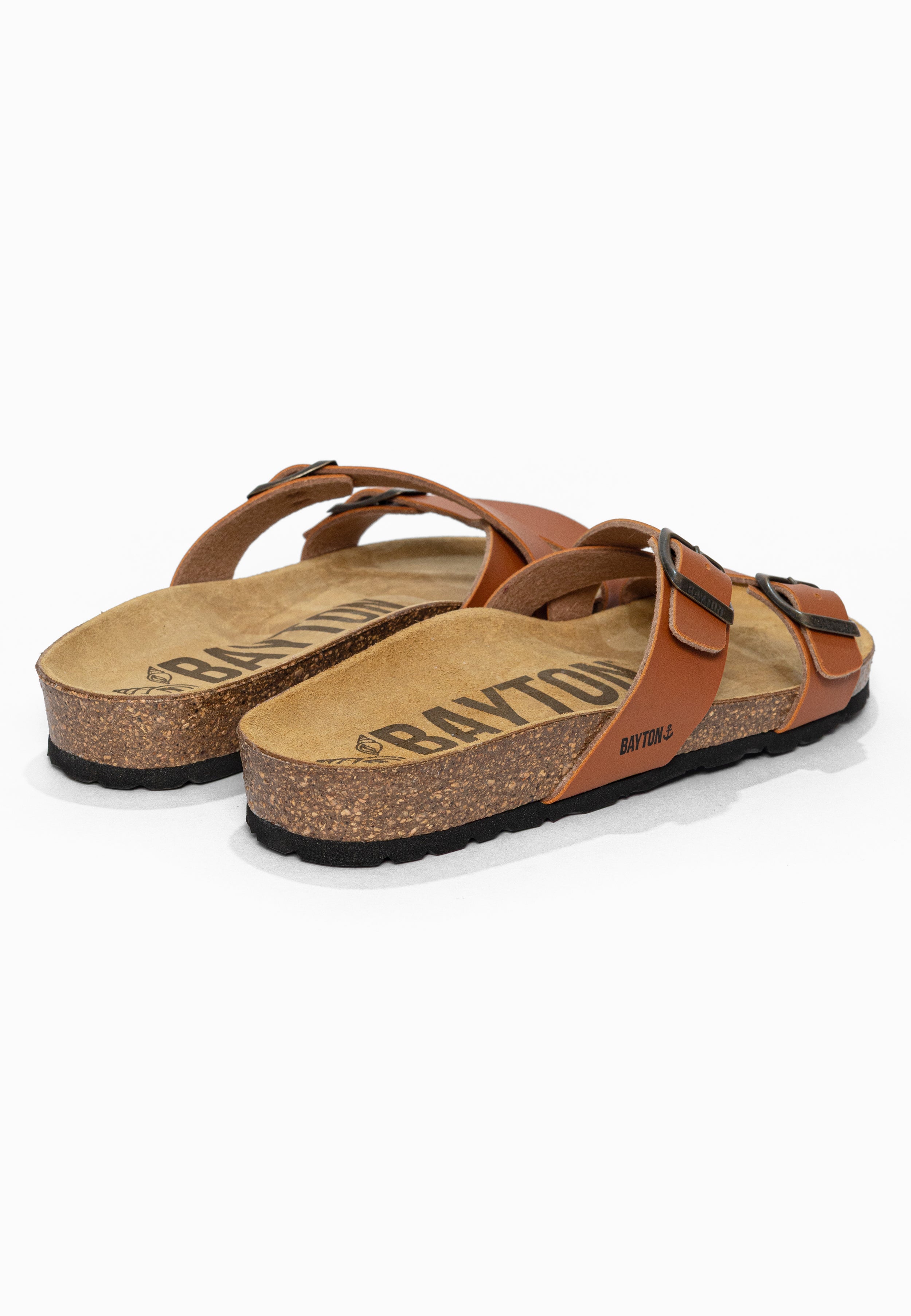 Sandales 2 Brides Cleo Camel Bayton pour Femme