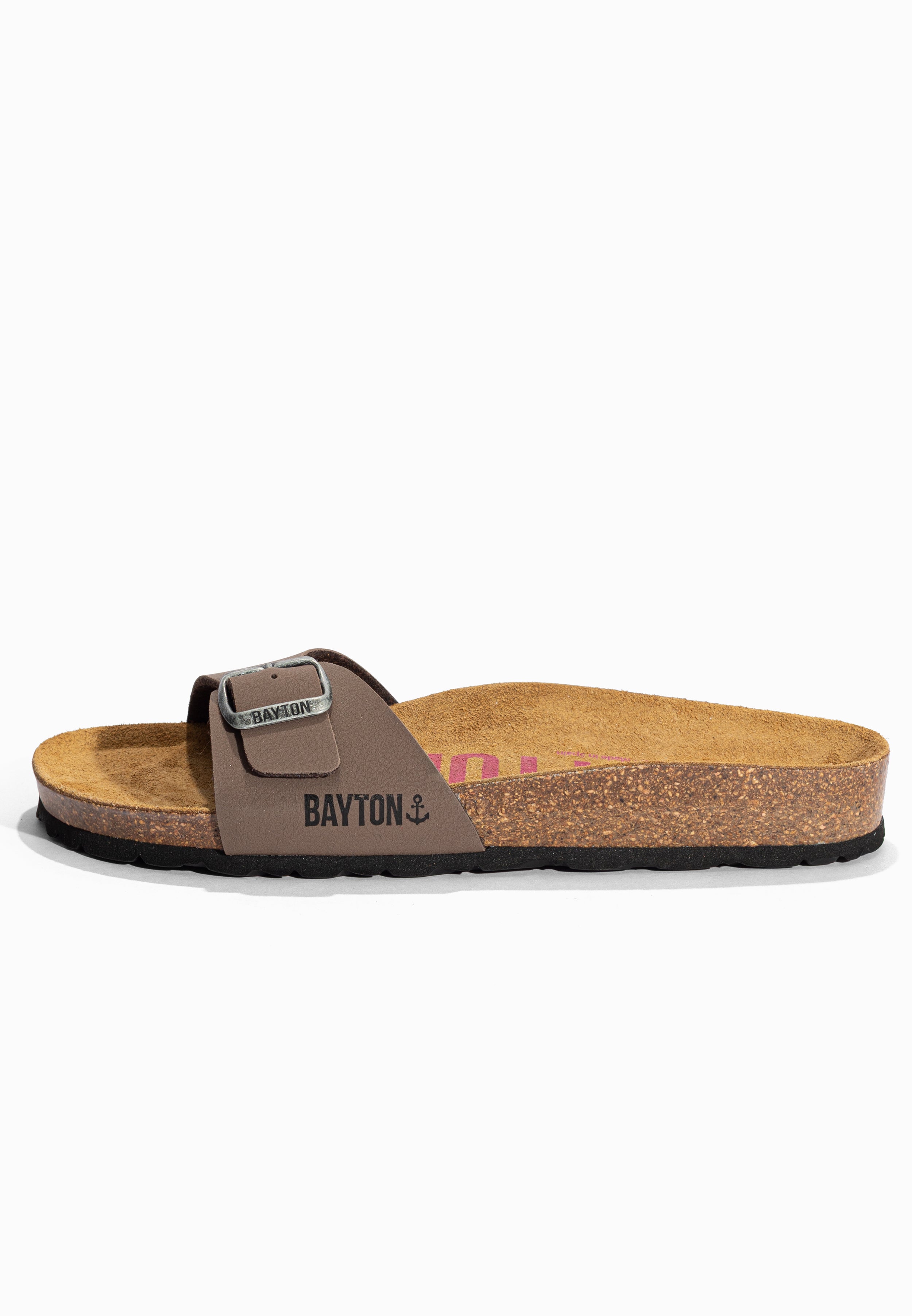 Sandales 1 Bride Zephyr Taupe Bayton pour Femme