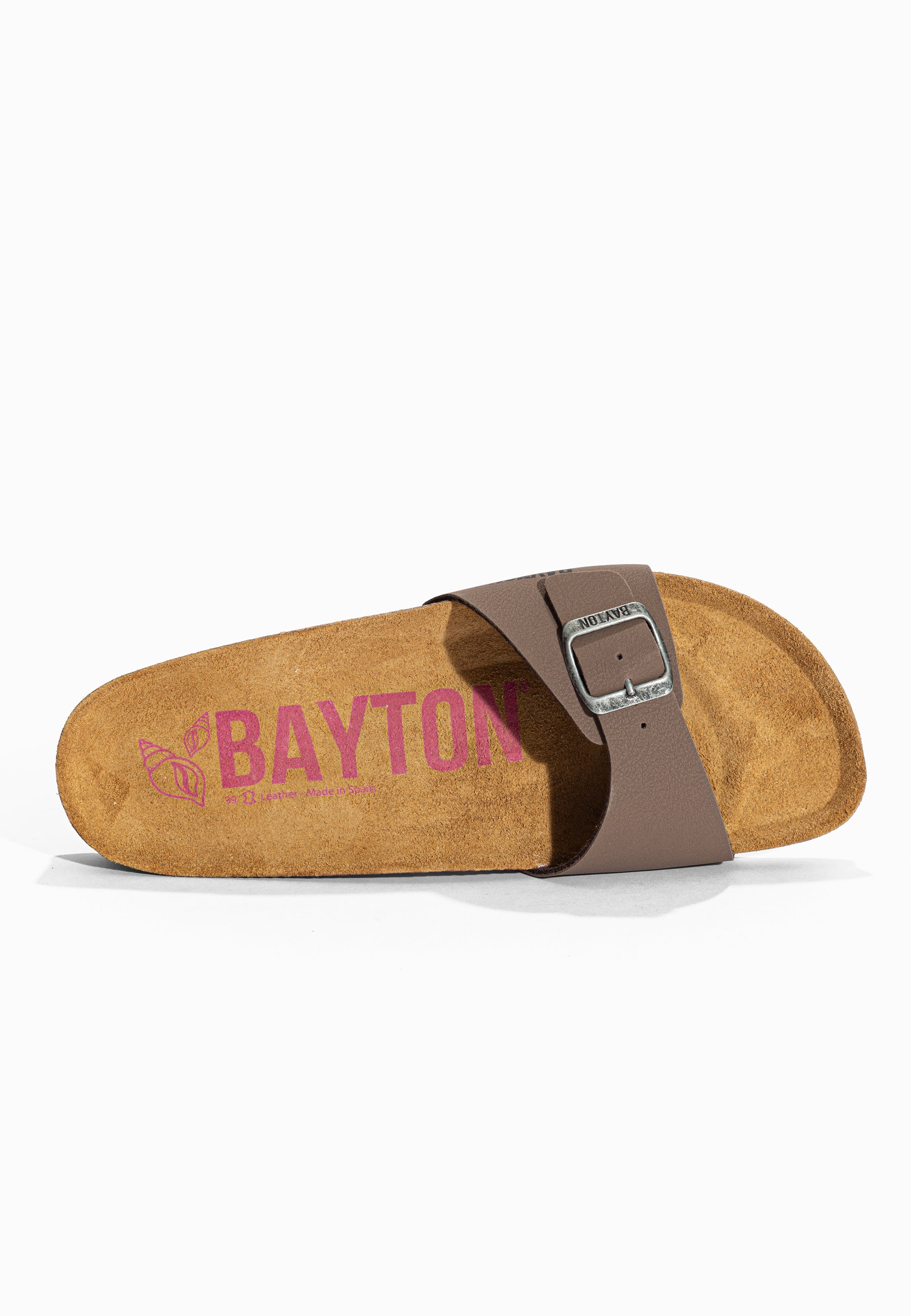 Sandales 1 Bride Zephyr Taupe Bayton pour Femme