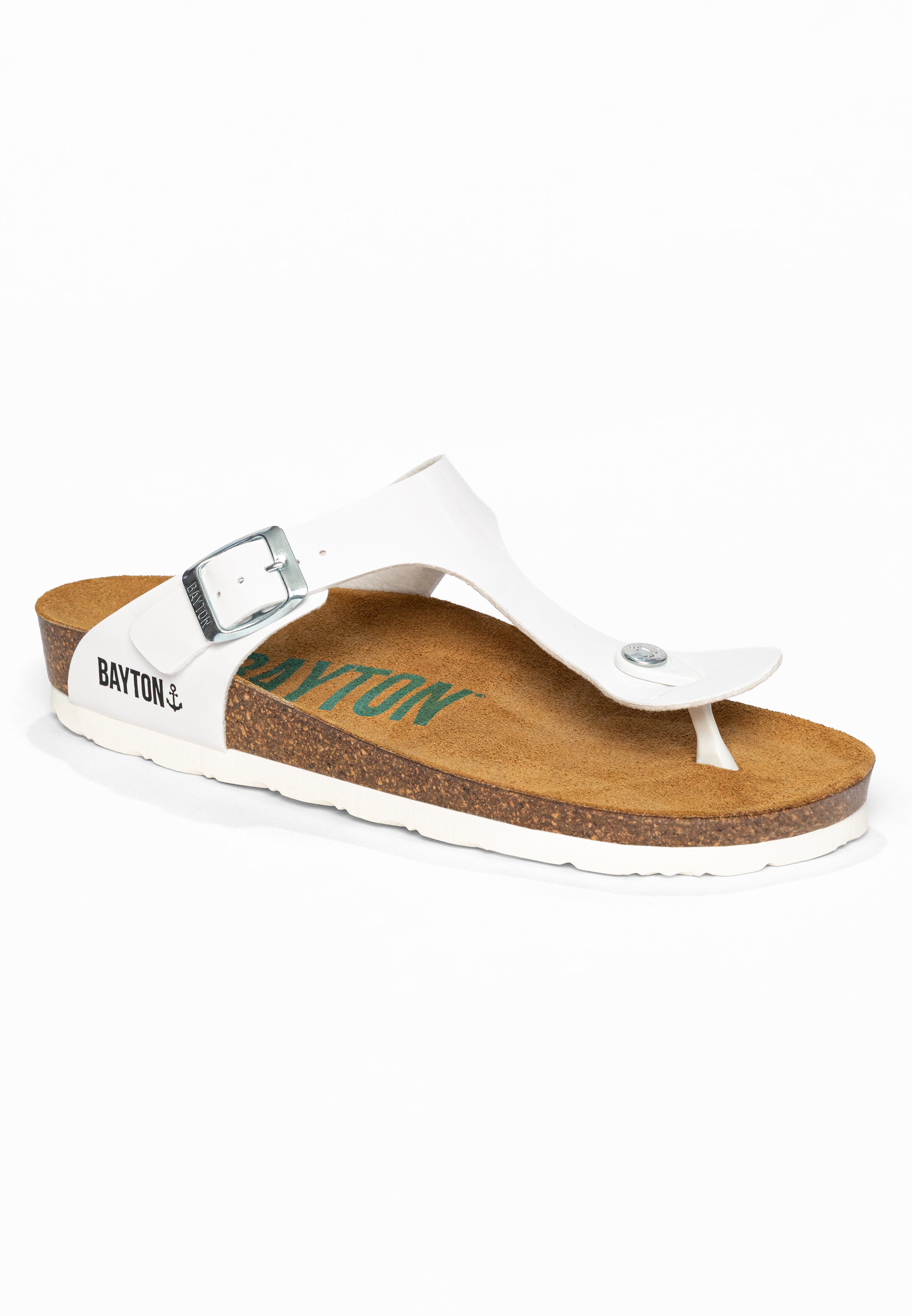 Sandales à Entre-doigts Mercure Blanc Bayton pour Femme