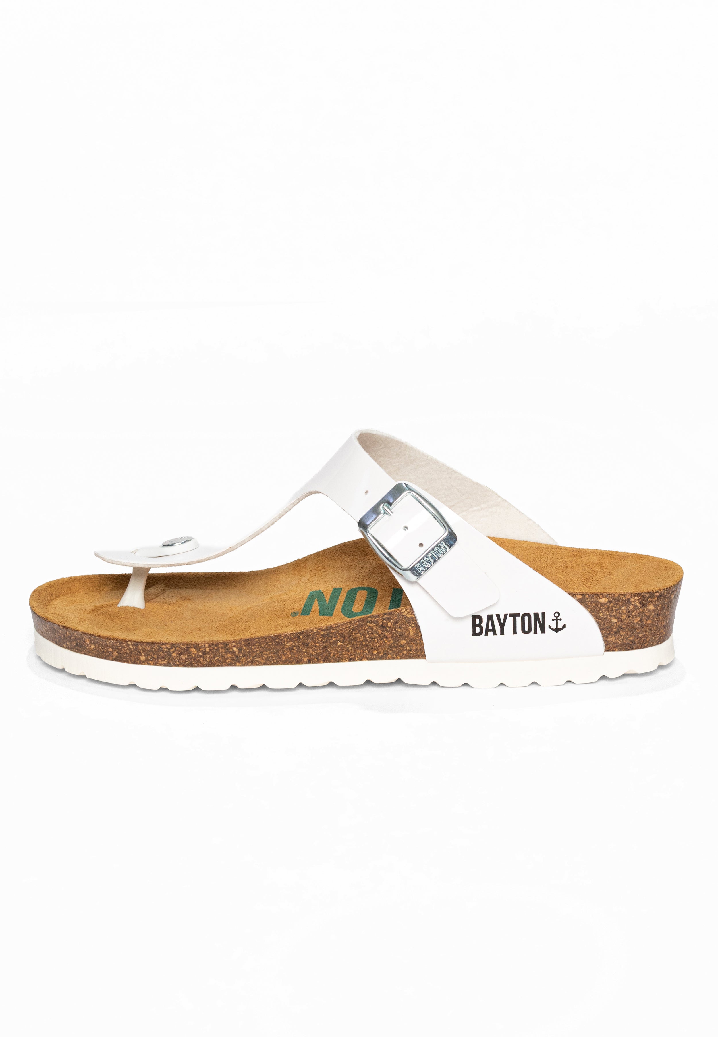 Sandales à Entre-doigts Mercure Blanc Bayton pour Femme